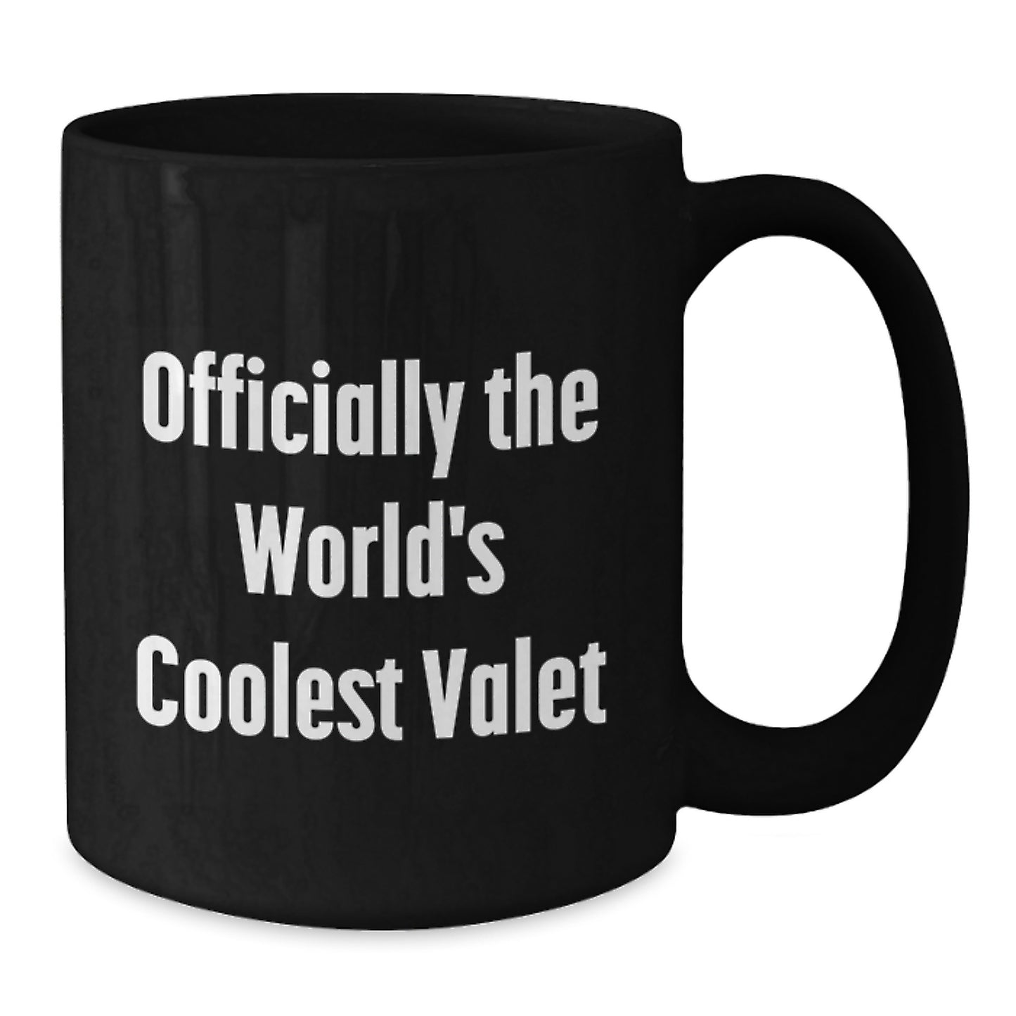 Funny Graduation Gifts from Friends for Valet World's Coolest Coffee Mug, Black Valet Enthusiast Gift - Additional