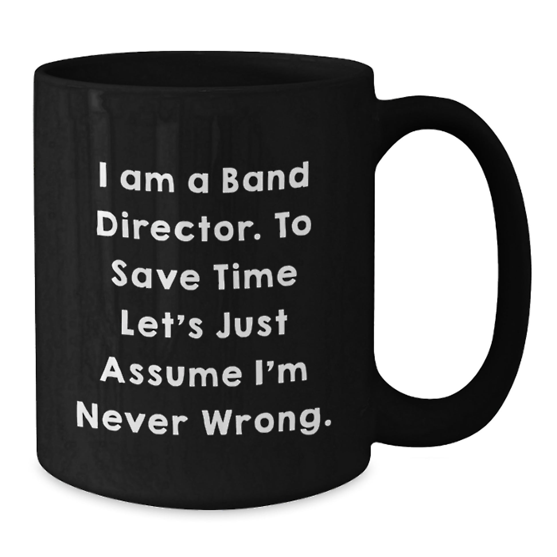 Funny Band Director Black Coffee Mugs Gifts from Friends to Graduation Unique Gifts for Band Director - Additional