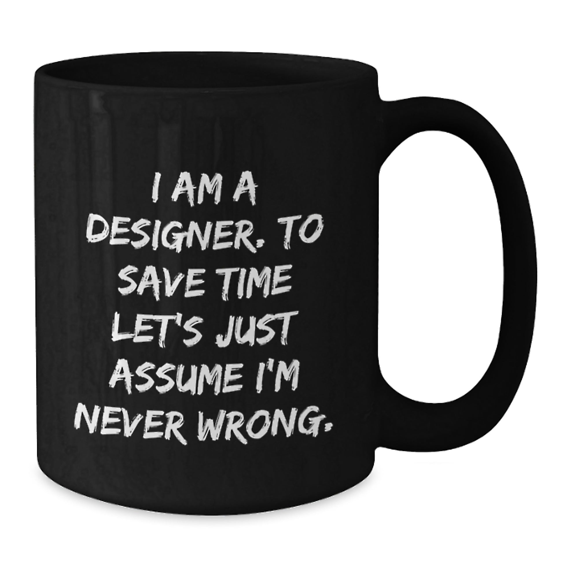 For Him Keepsake Designer Quote Black Coffee Mug Birthday Gift - Additional