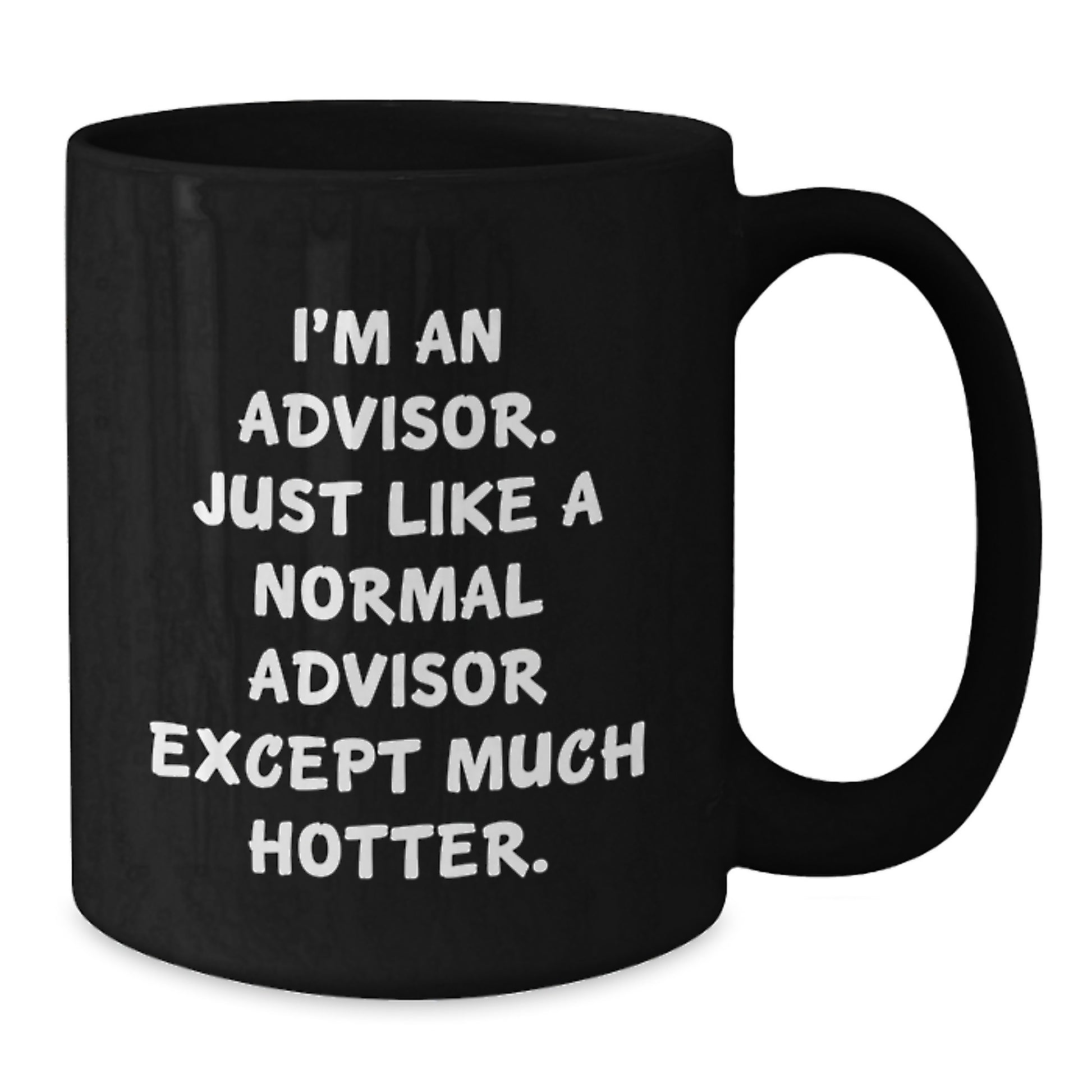 Funny Advisor Gifts from Men for Advisors, Black Coffee Mugs, Unique Mother's Day Unique Gifts - Additional