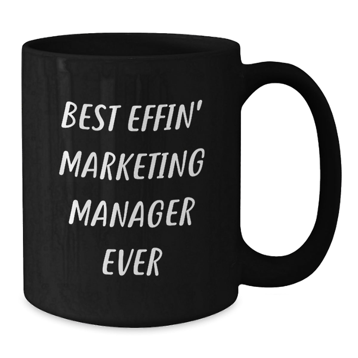 Bold Marketing Manager Black Coffee Mug Birthday Gift for Friends - Additional