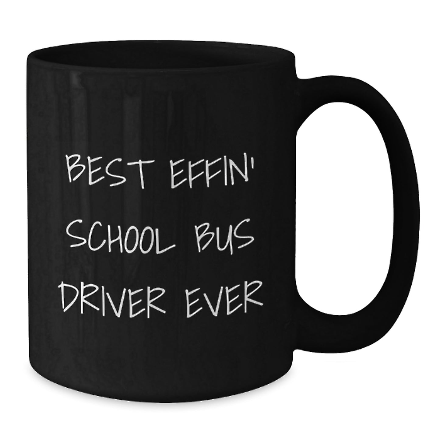Funny School Bus Driver Gifts, Best Effin' Quotes, Graduation Unique Gifts from Friends, Black Coffee Mug for School Bus Driver - Additional
