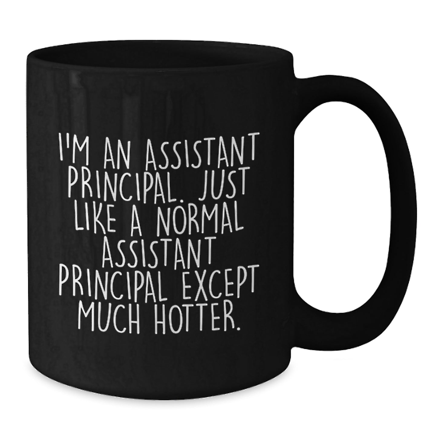 Funny Assistant Principal Gifts for Men Valentine's Unique Black Coffee Mugs - Gifts from Women Friends to Assistant Principal - Additional