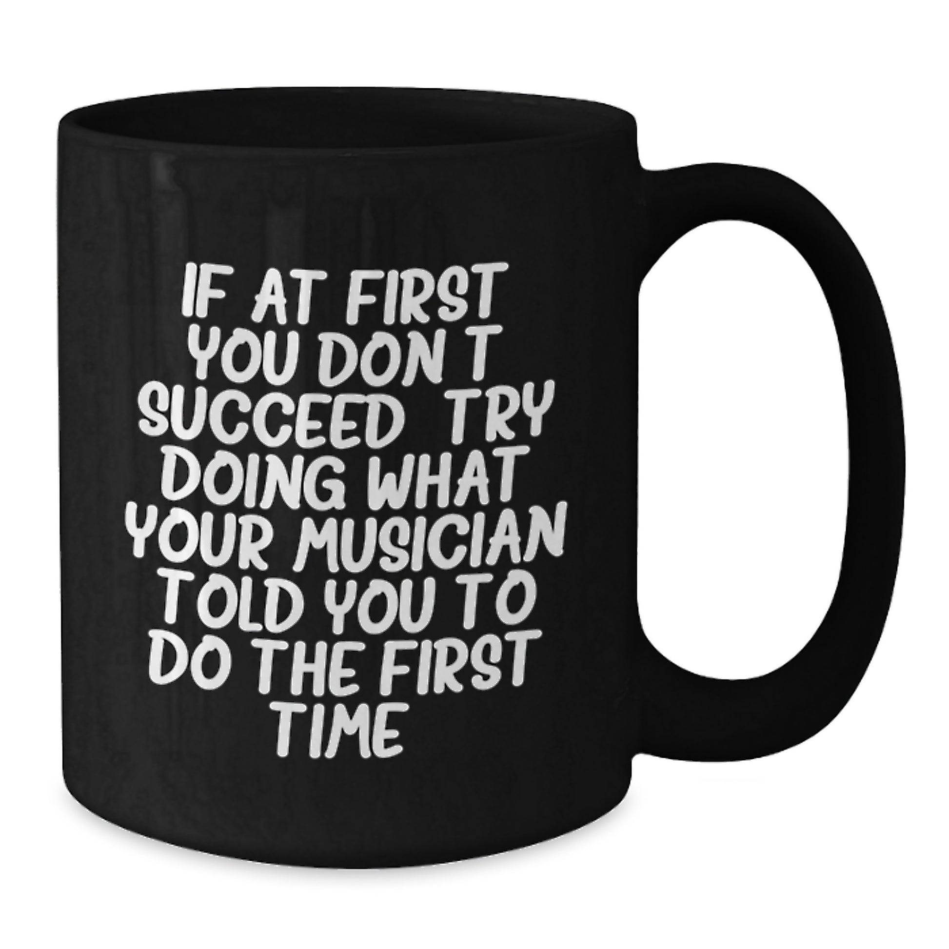 Musician Keepsake Black Coffee Mug Birthday Gift for Him - Additional