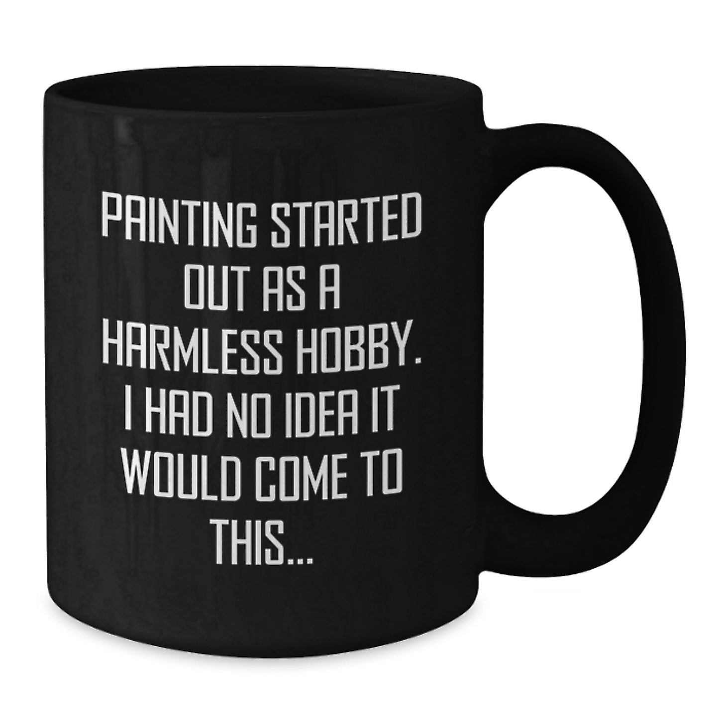 Painting Keepsake Ceramic Black Coffee Mug for Him Birthday Gift - Additional