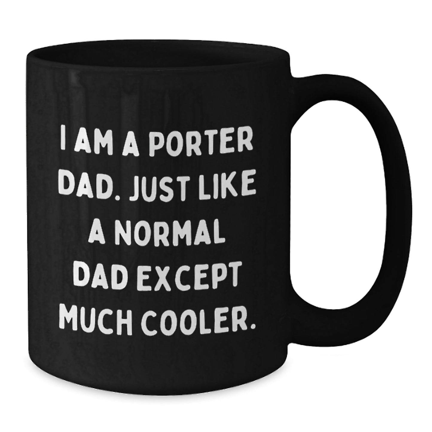 Porter Black Coffee Mug Keepsake for Him Birthday Gift - Additional