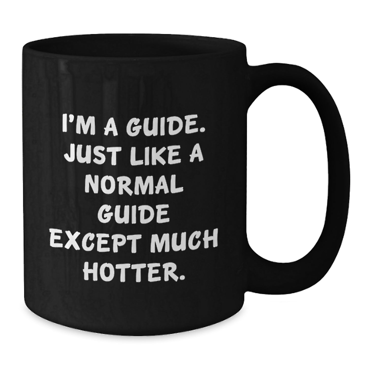 Funny Guide Gifts from Men, Unique Black Coffee Mug for Guide on Father's Day Unique Gifts - Additional