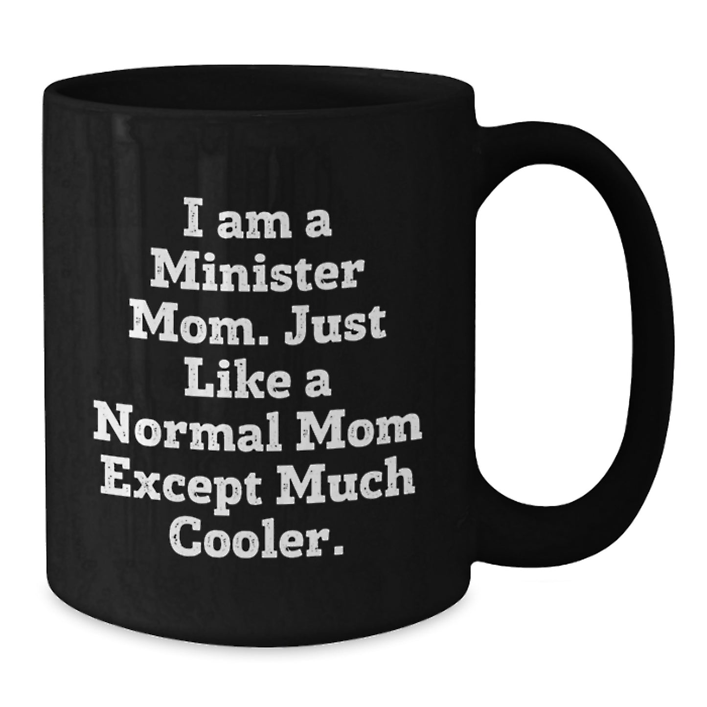 Minister Keepsake Black Coffee Mug for Him Birthday Gift Cool - Additional
