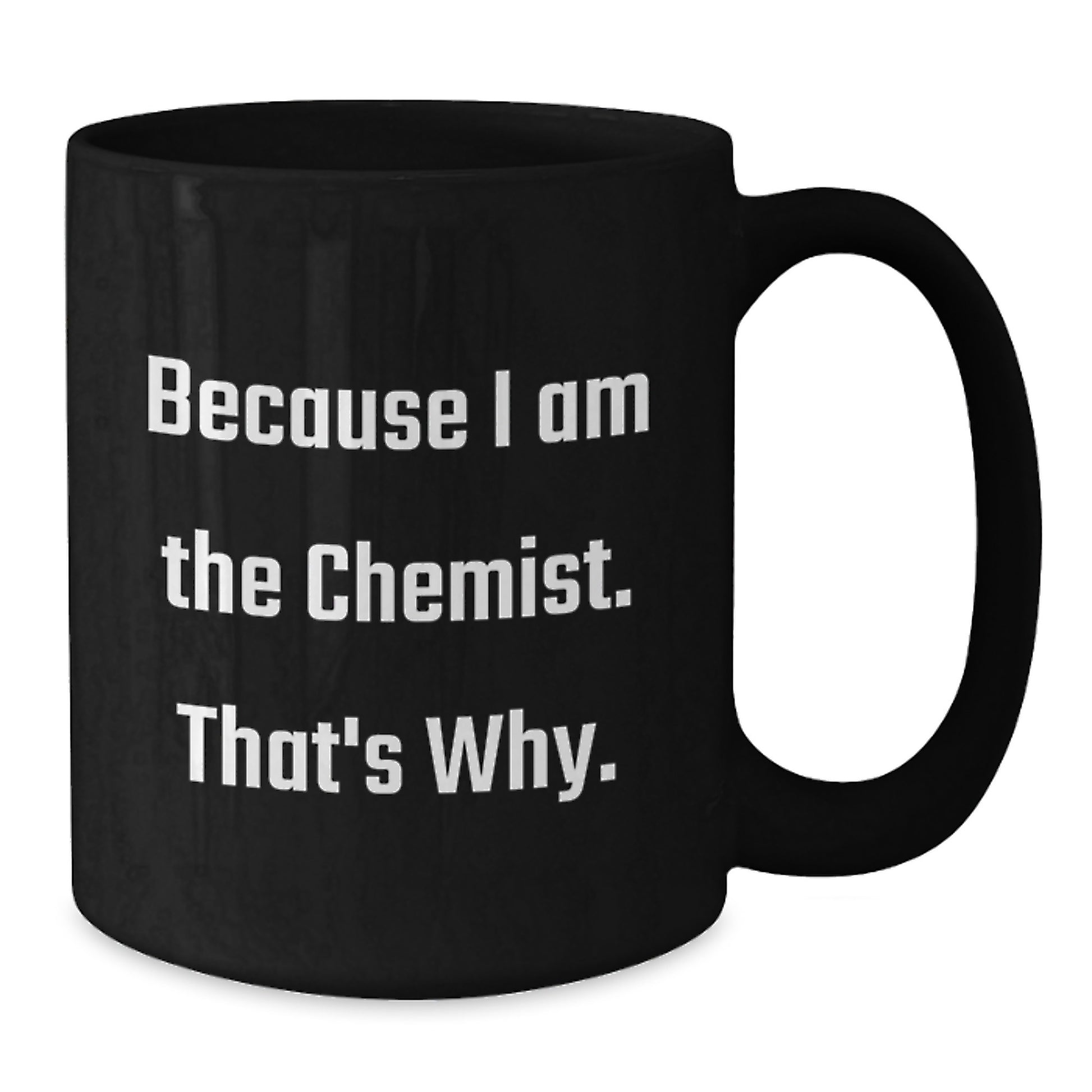 Birthday Gift Chemist Black Coffee Mug for Her Present - Additional