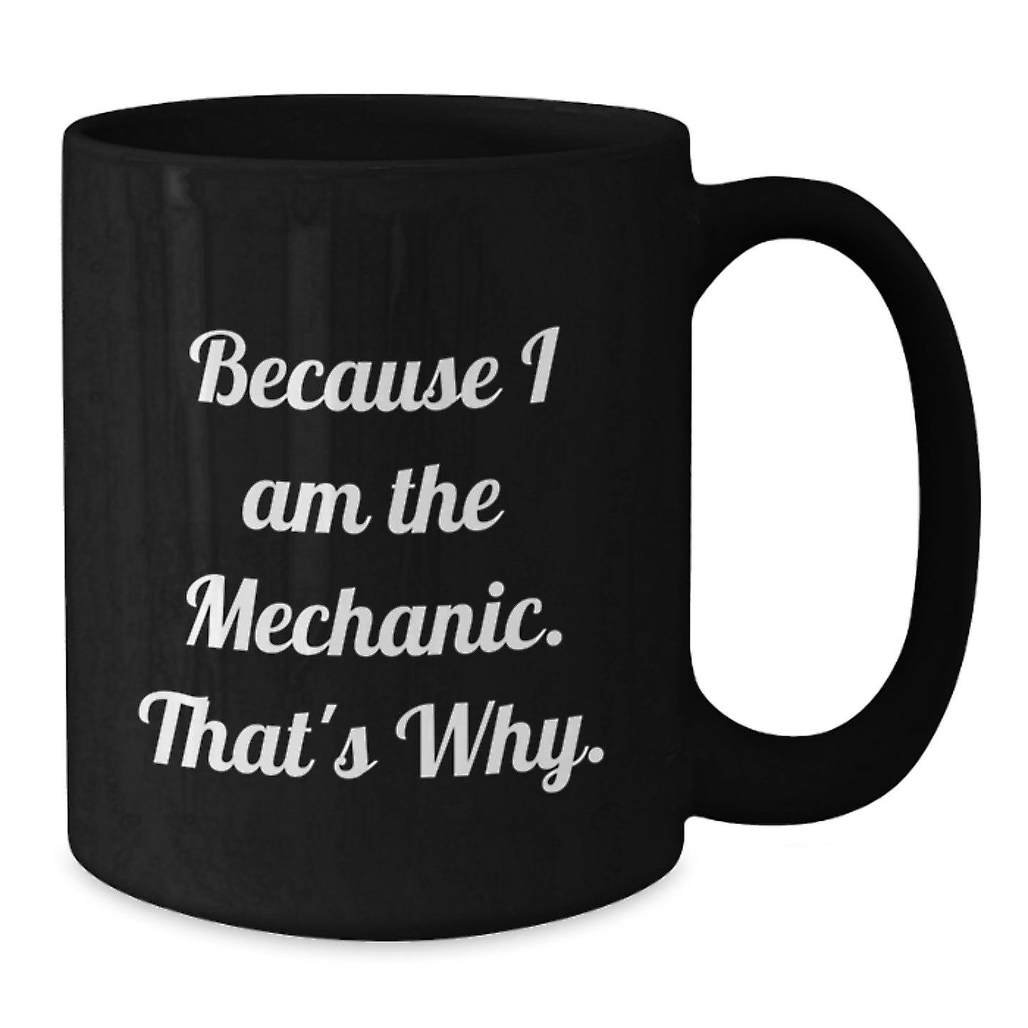 Mechanic Keepsake Black Coffee Mug for Him Premium Birthday Gift - Additional