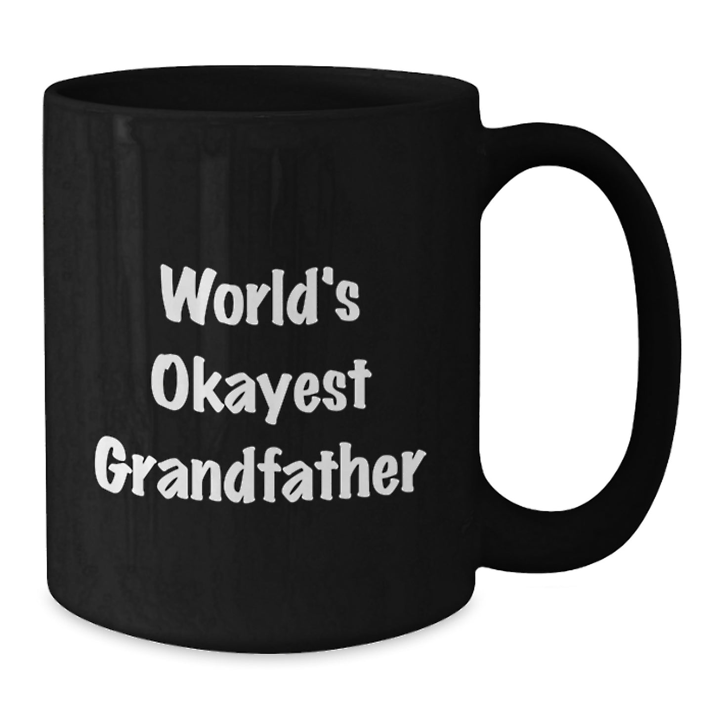Grandfather Keepsake Black Coffee Mug Birthday Gift for Him - Additional