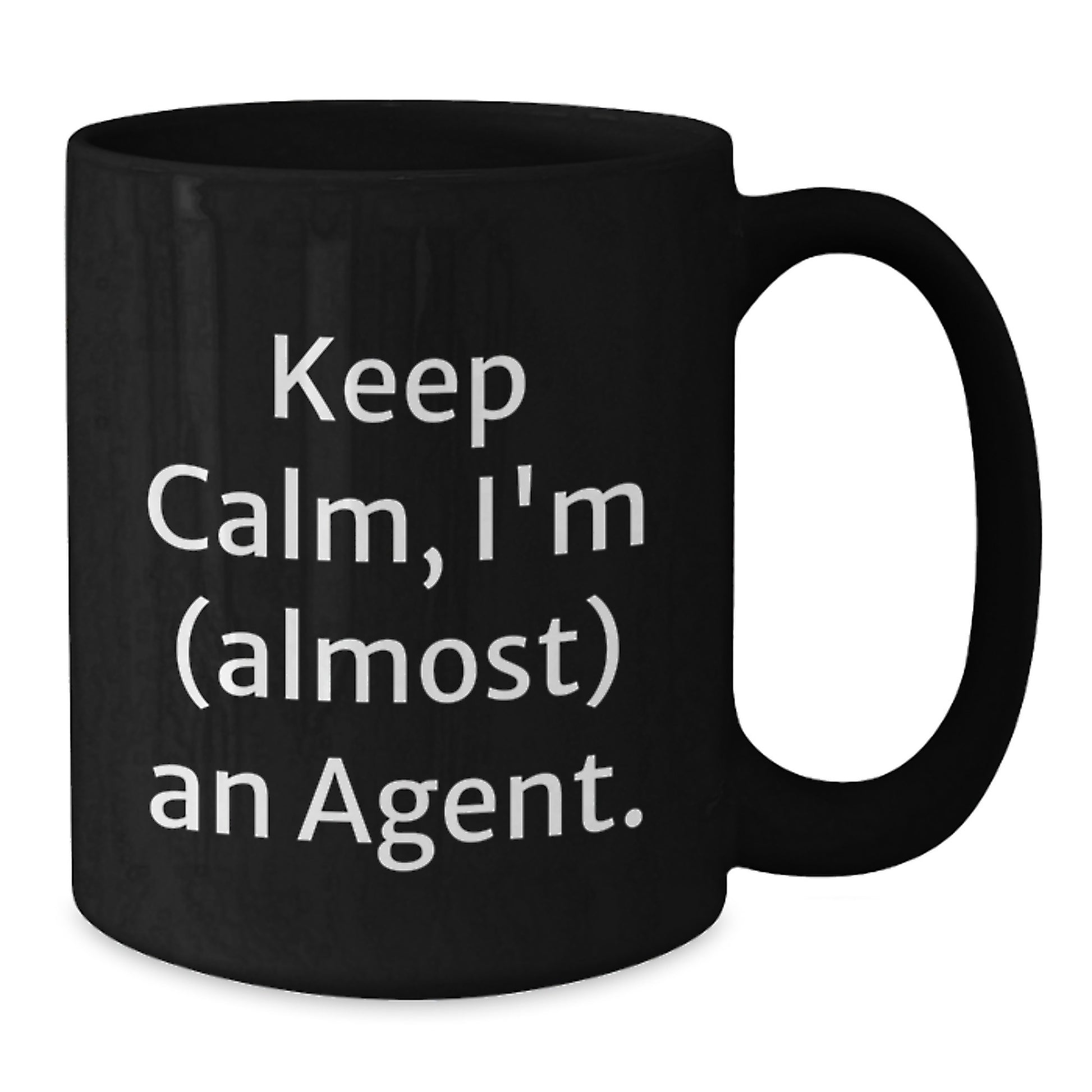 Agent Keepsake Black Coffee Mug for Him Birthday Gift - Additional