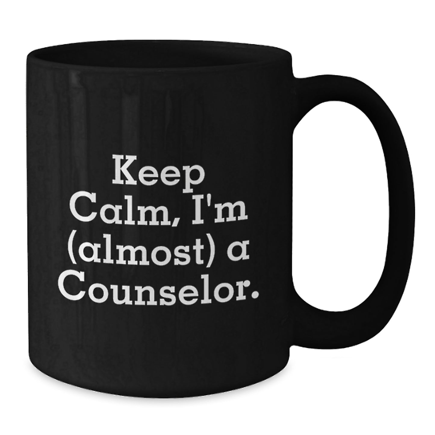 Counselor Keepsake Black Ceramic Coffee Mug 11oz for Him Birthday Gift - Additional