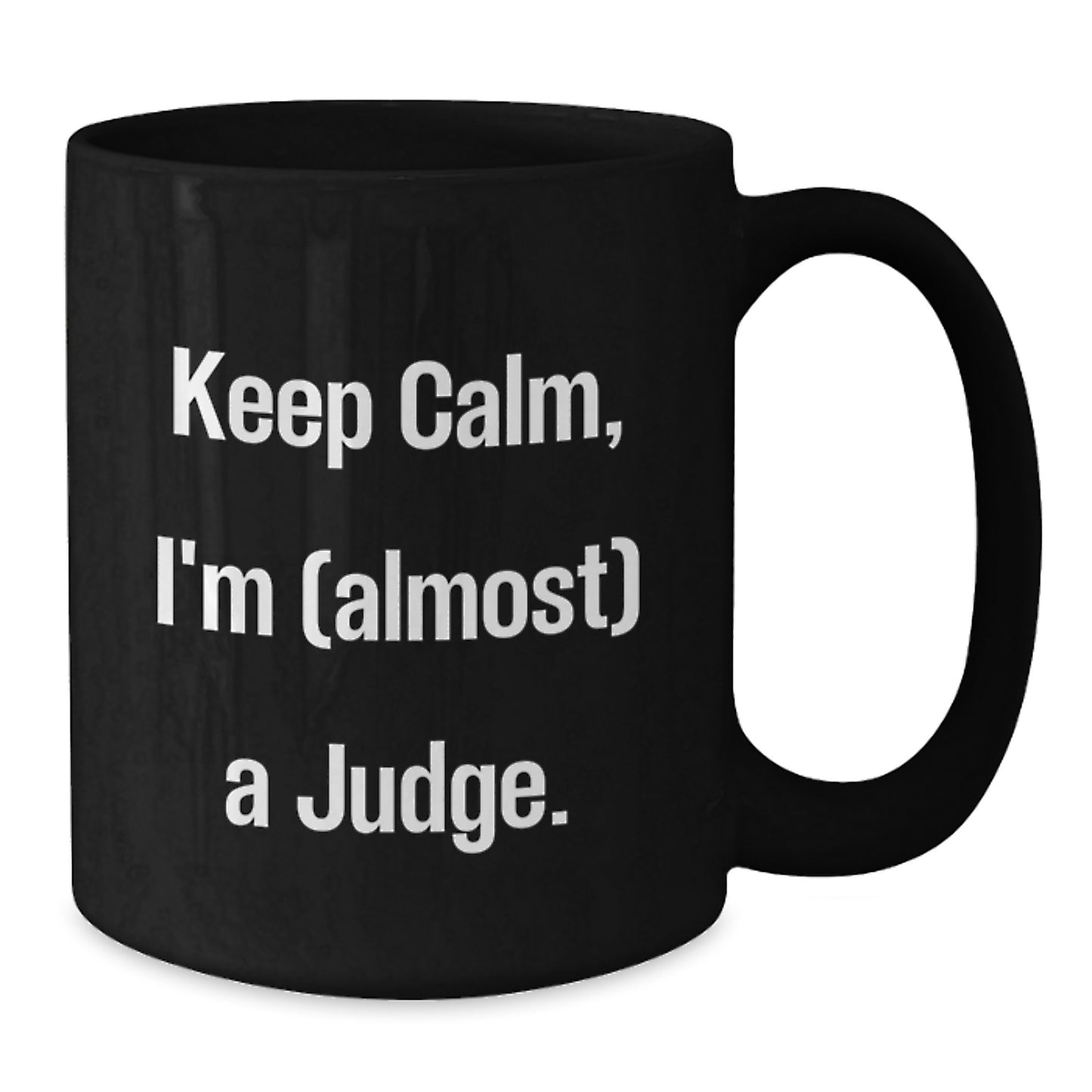 Birthday Gift for Her Judge Keepsake Black Coffee Mug Present - Additional