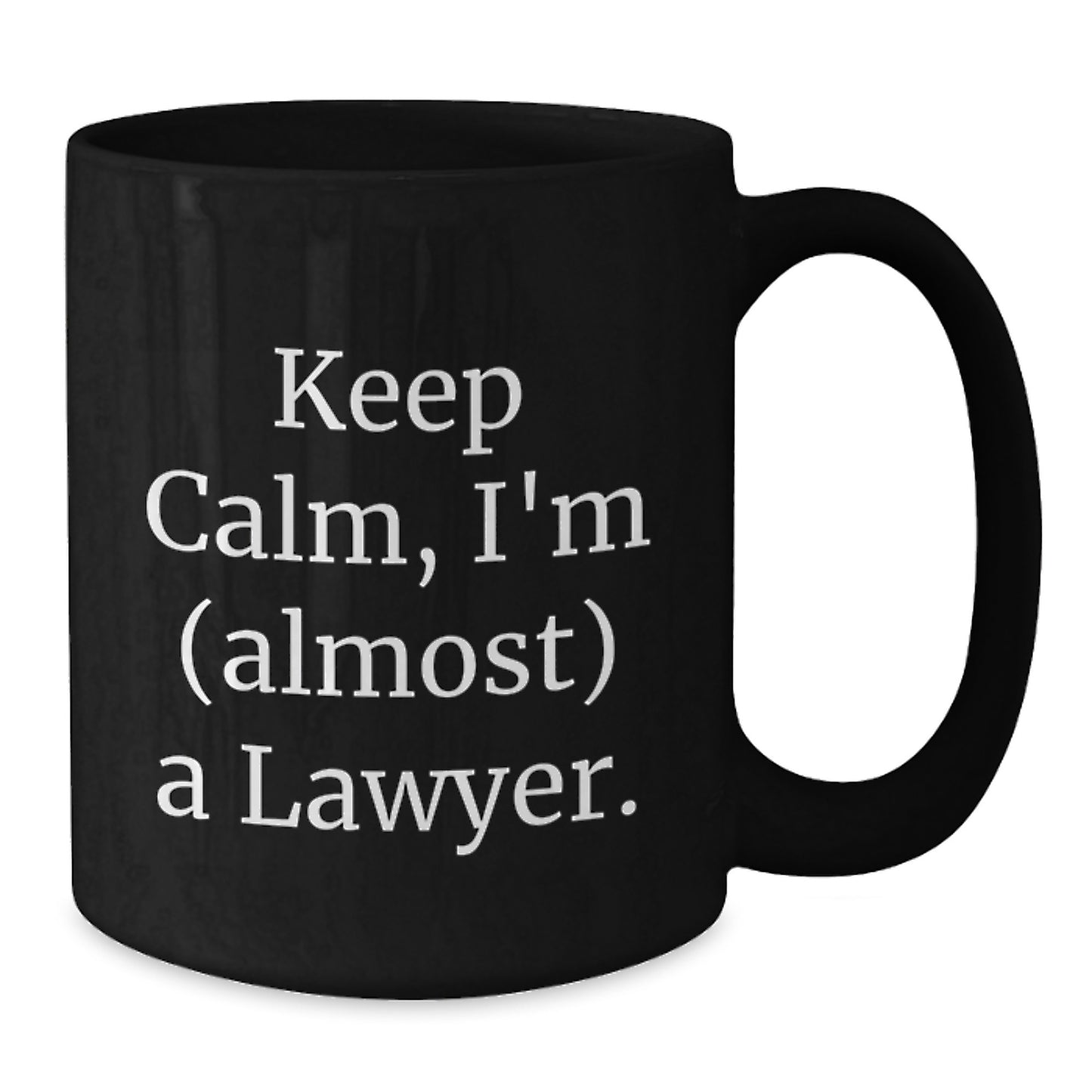 Lawyer Keepsake Black Ceramic Coffee Mug for Him Birthday Gift 11oz - Additional