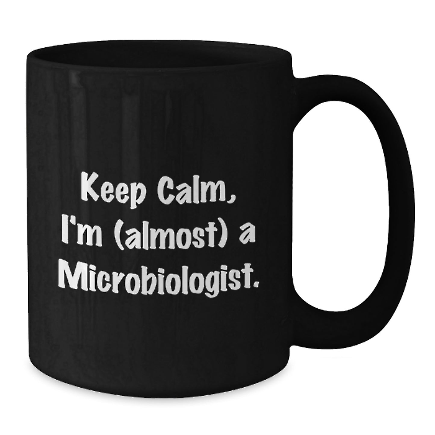 Microbiologist Keepsake Black Coffee Mug for Him Birthday Gift - Additional