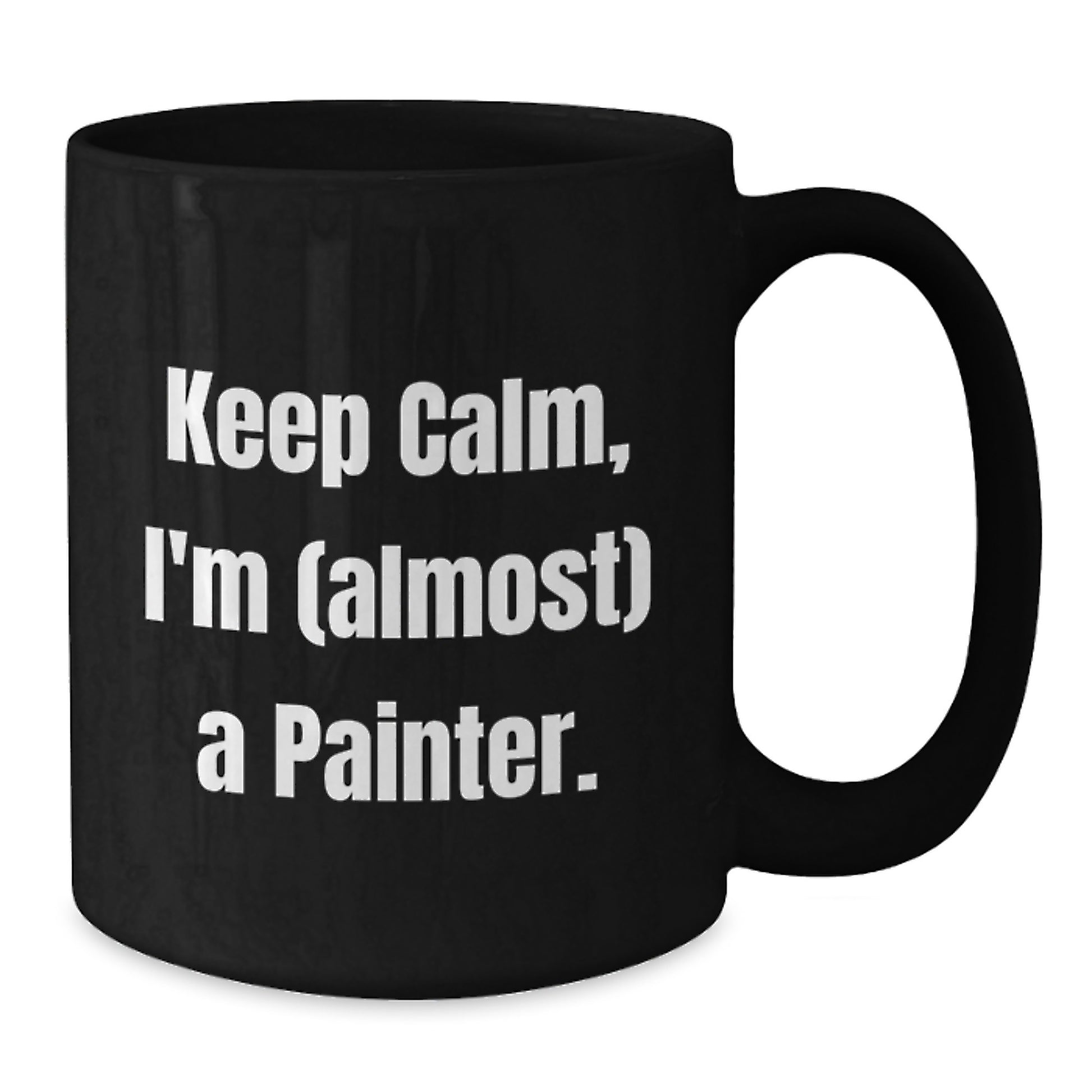 Painter Keepsake Black Coffee Mug for Him Birthday Gift - Additional