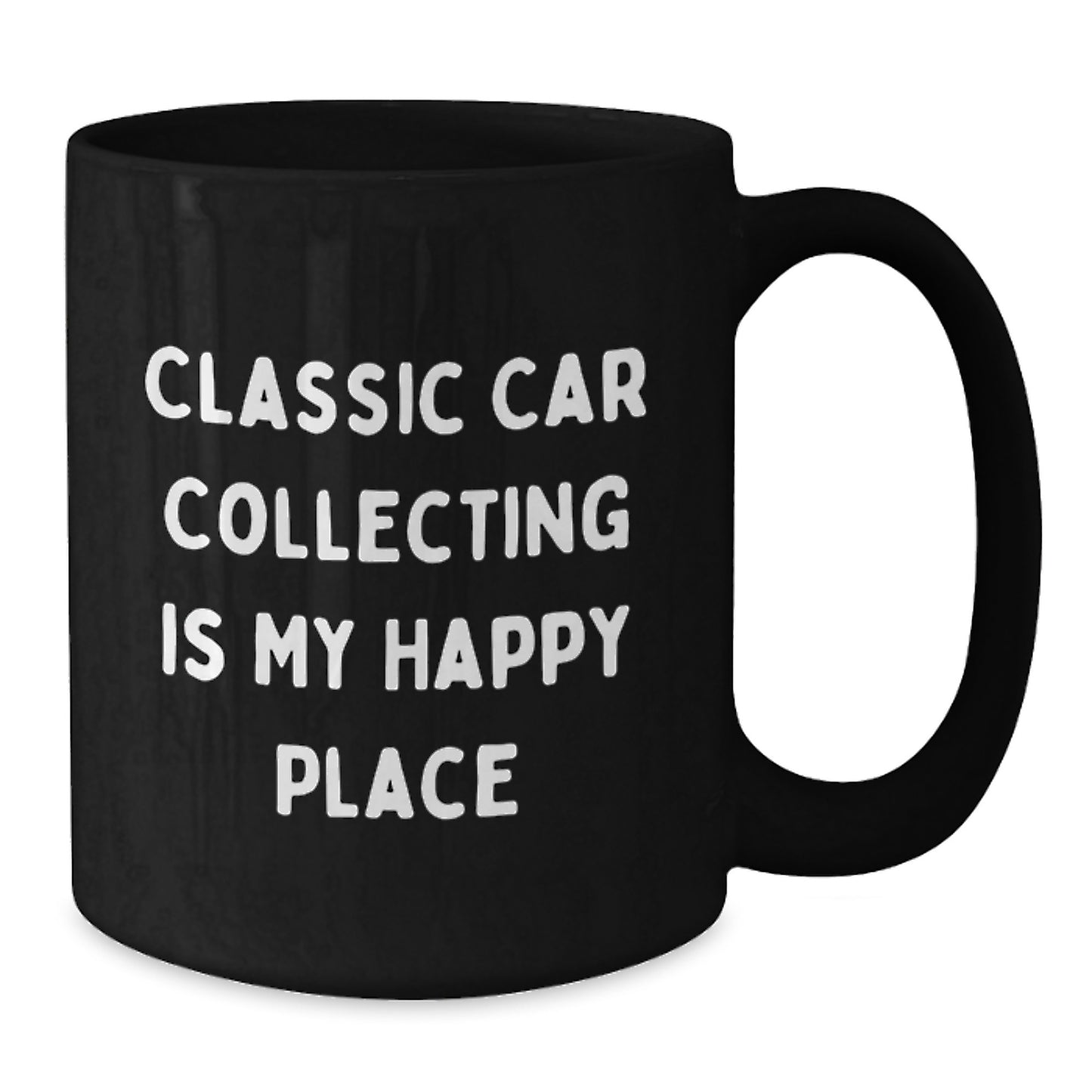 Classic Car Collecting Gifts for Men - Funny Black Coffee Mug for Classic Car Enthusiasts - Gifts from Dad for Sons Love Classic Car Collecting - Additional