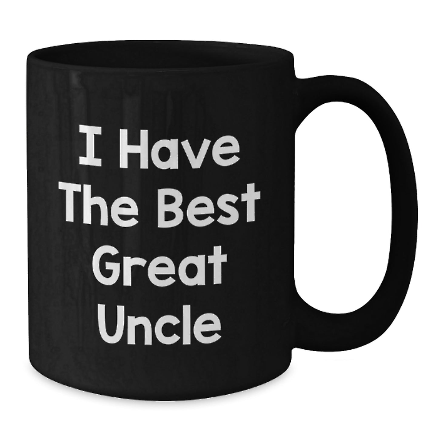 Funny Uncle Gifts from Men to Great Uncle, Valentine's Unique Gifts for Uncle, Black Coffee Mug with Funny Quote - Additional