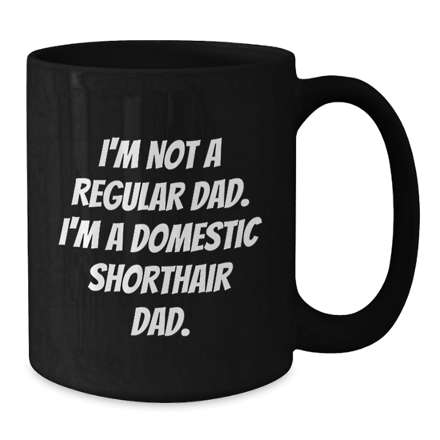 Funny Domestic Shorthair Cat Dad Mugs Gifts for Men Graduation Unique Presents from Family - Additional