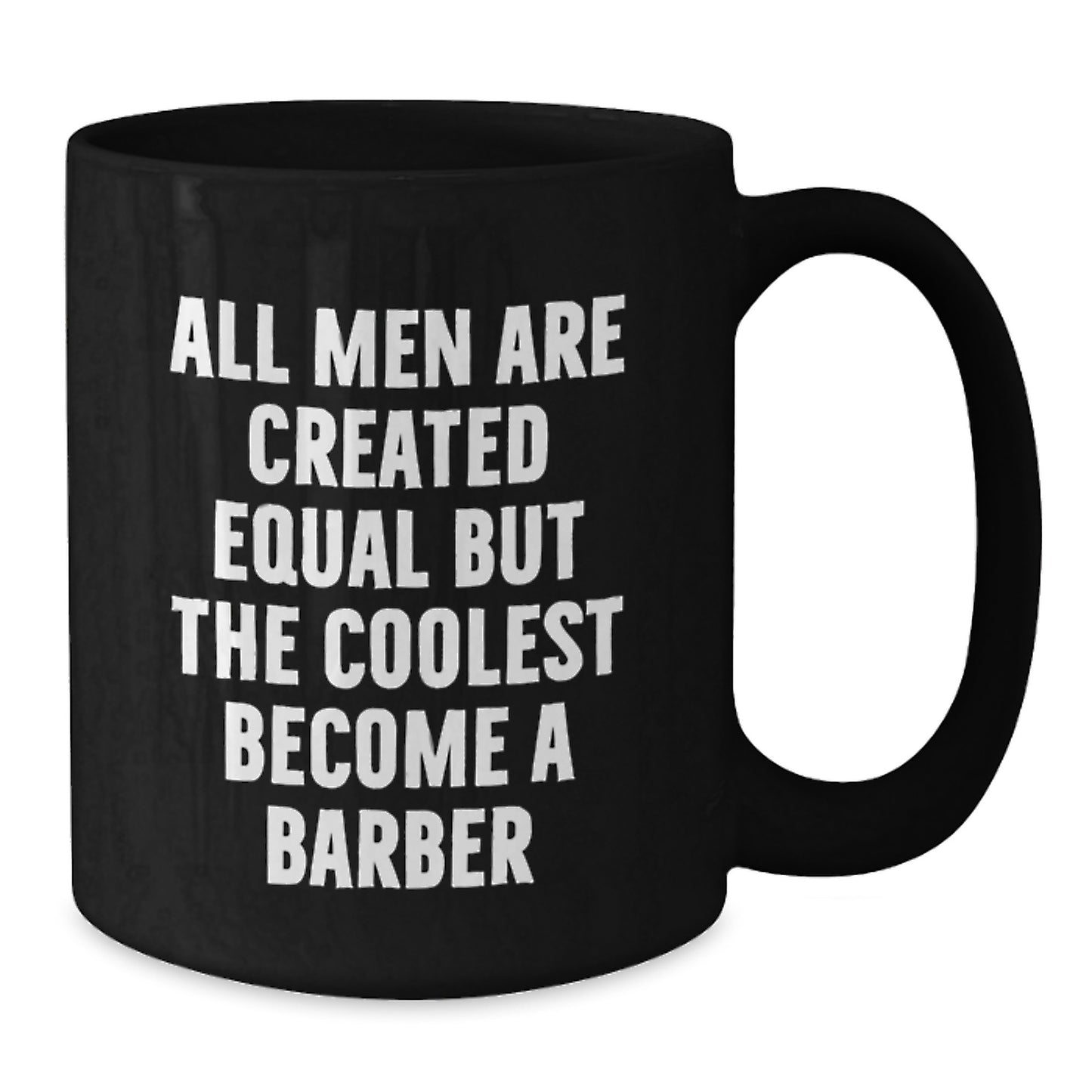 Funny Barber Gifts for Him, Birthday Unique Coffee Mug, Inspirational Quote, Gifts from Friends to Family - Black - Additional