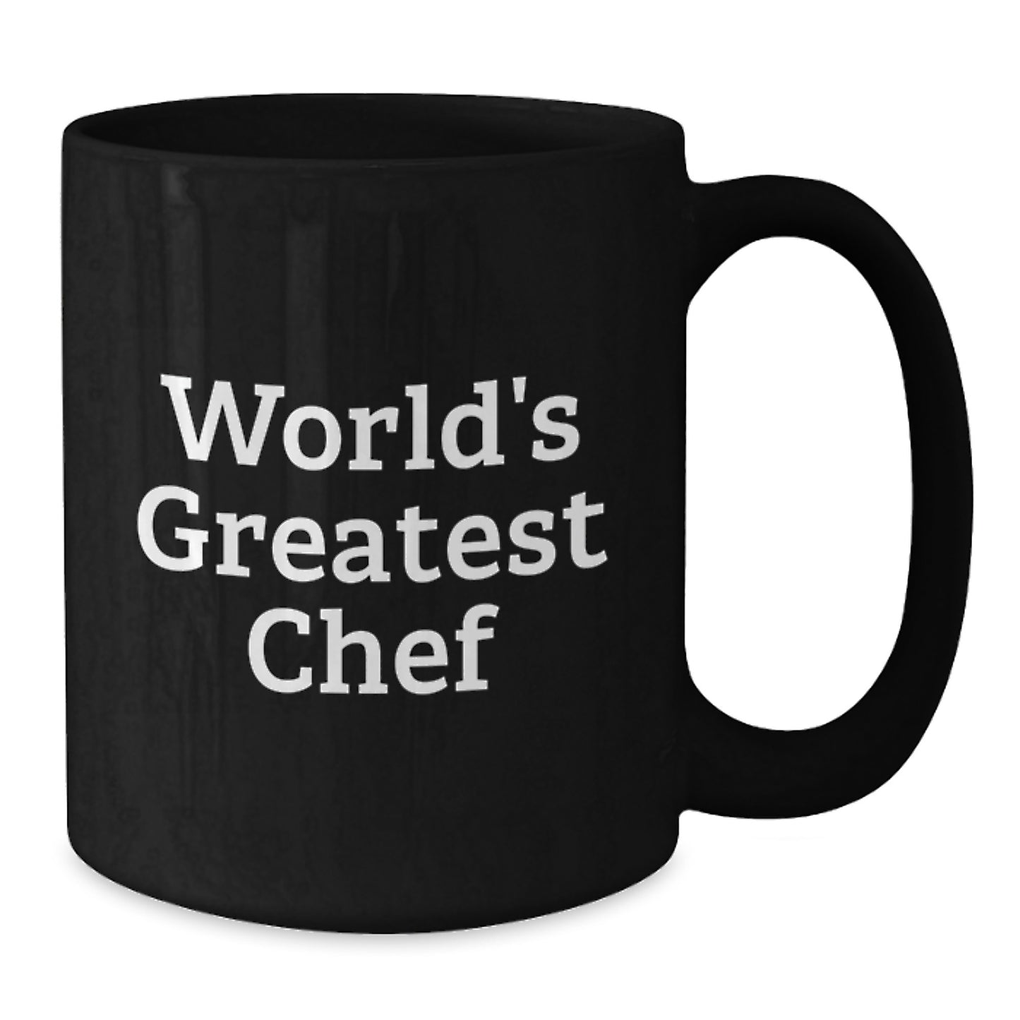 World's Greatest Chef Funny Quote Black Coffee Mug Gifts for Chef Friends Birthday - Additional