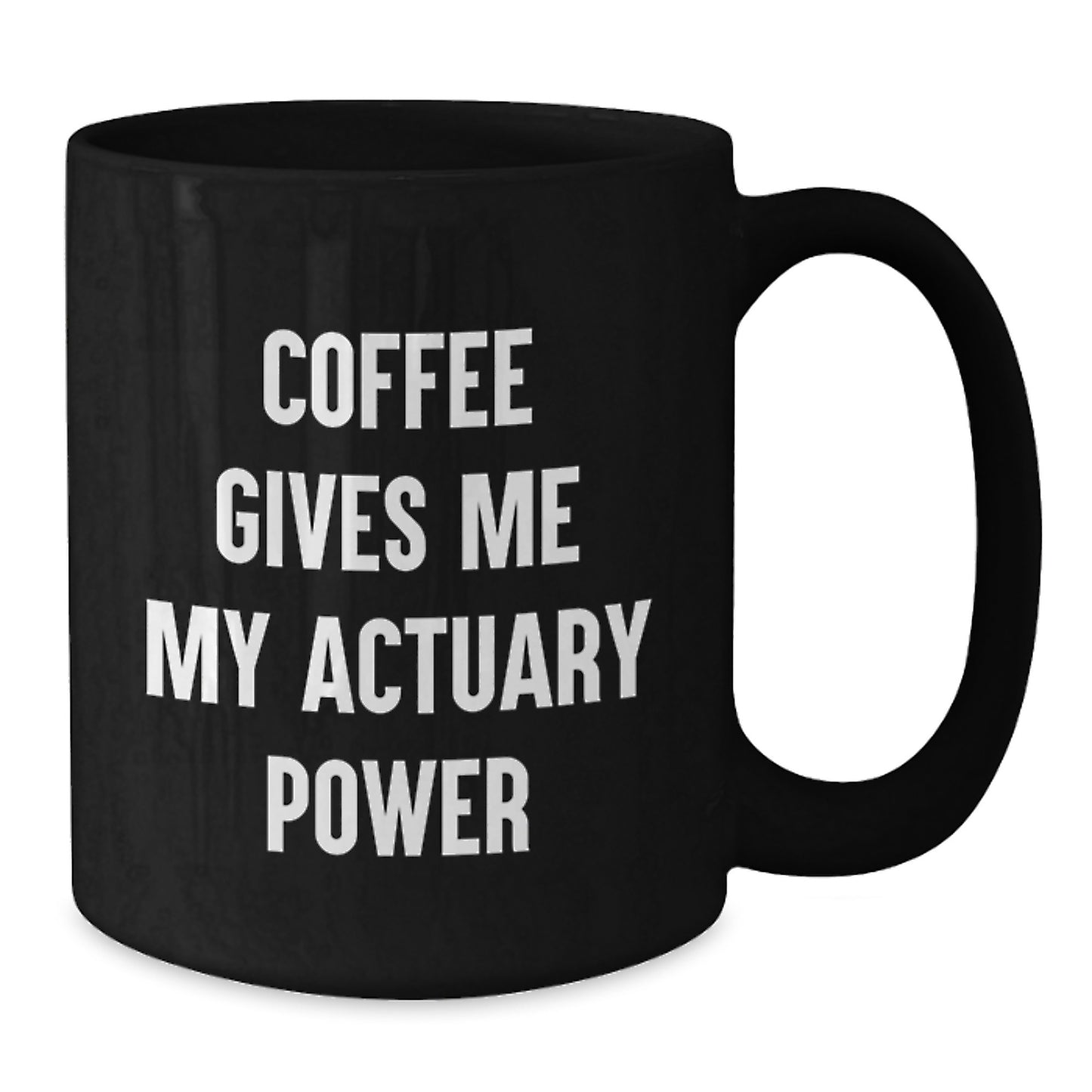 Funny Actuary Gifts from Friends, Actuary Black Coffee Mug for Men and Women, Graduation Unique Gifts for Actuary Coworkers - Additional