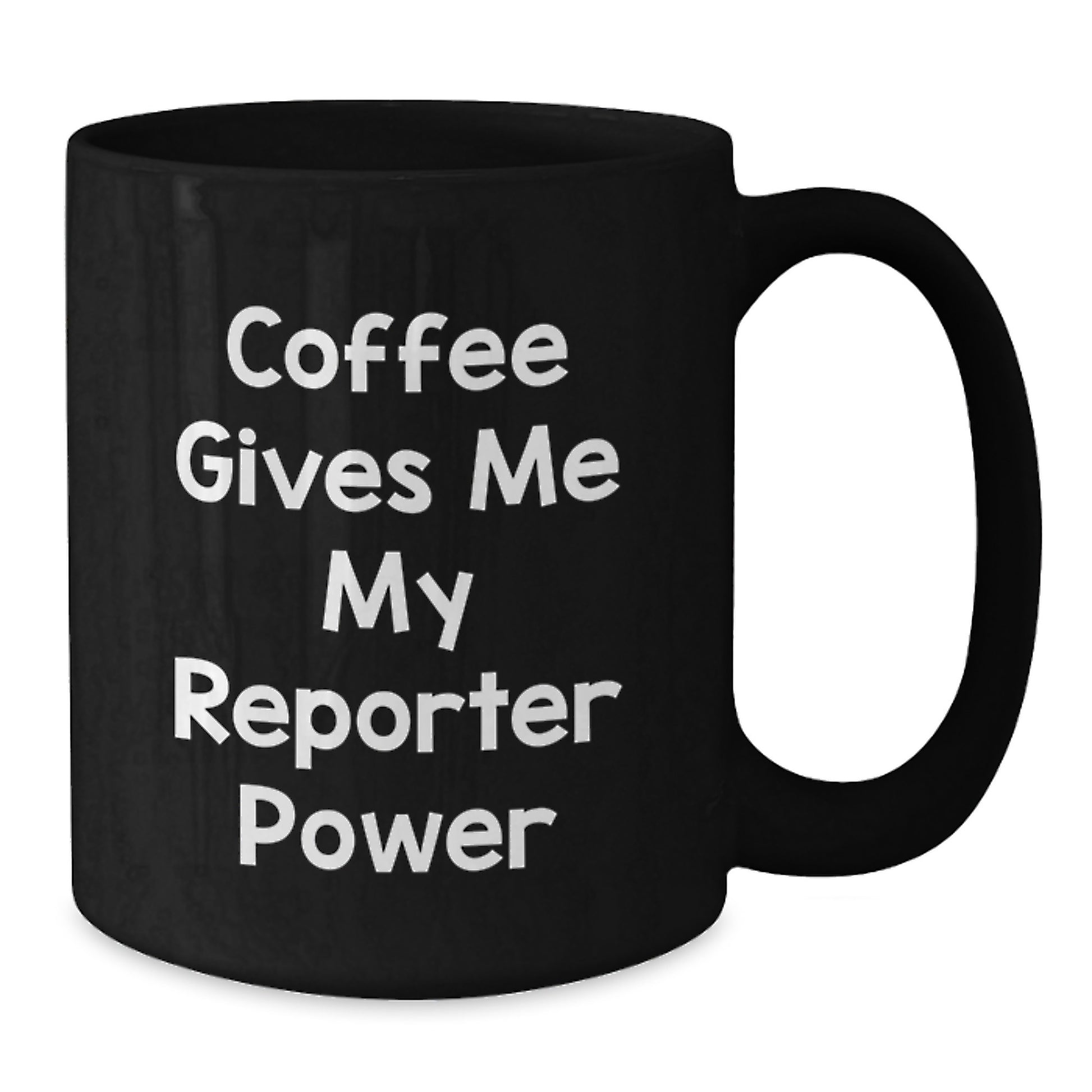 Funny Reporter Coffee Mug Gifts from Friends for Men Birthday Unique - Additional