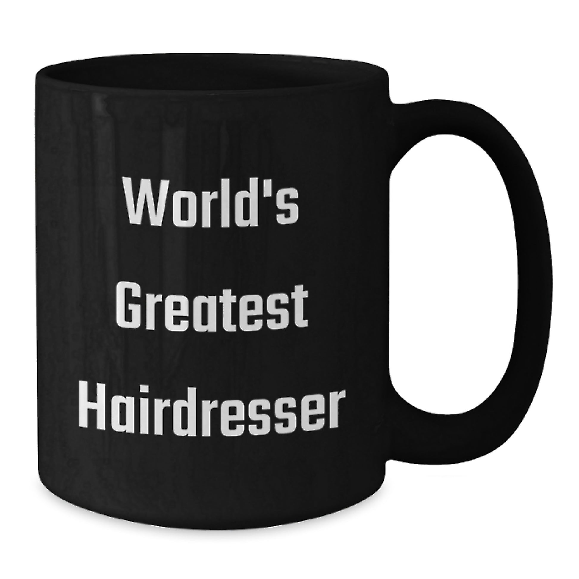 Funny Hairdresser Gifts from Friends, Unique Black Coffee Mugs for Christmas - 'World's Greatest Hairdresser' Quote, Ideal for Hairdresser Enthusiasts, Men, Women, or Coworkers - Additional