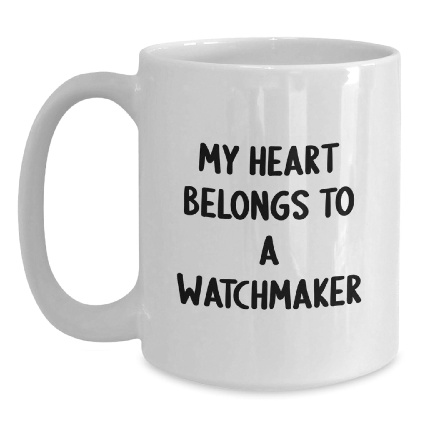 Funny Watchmaker Gifts from Friends for Watchmaker Men White Coffee Mug - Graduation Unique Gifts - Main