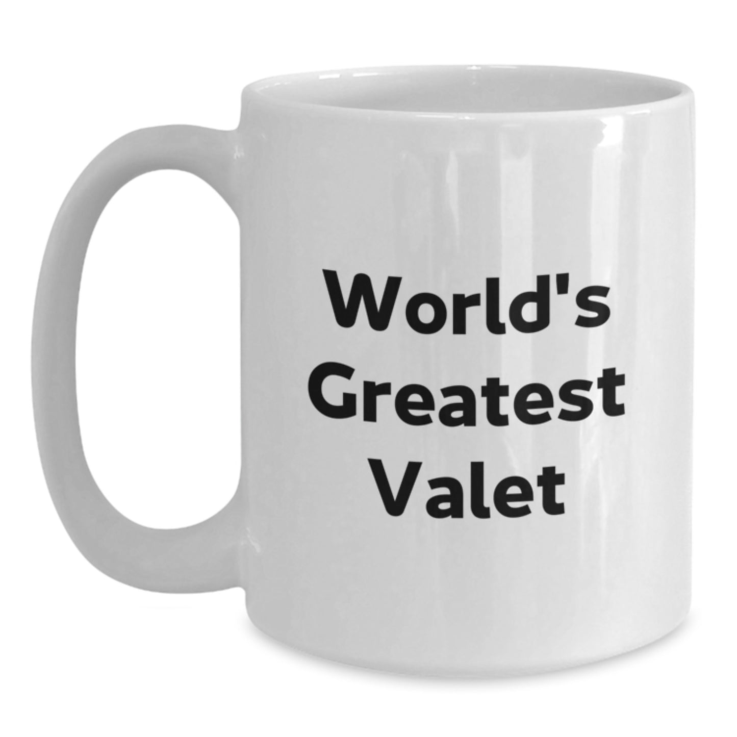 Funny Valet Gifts from Friends for the World's Greatest Valet White Coffee Mug, Christmas Unique Gifts - Main