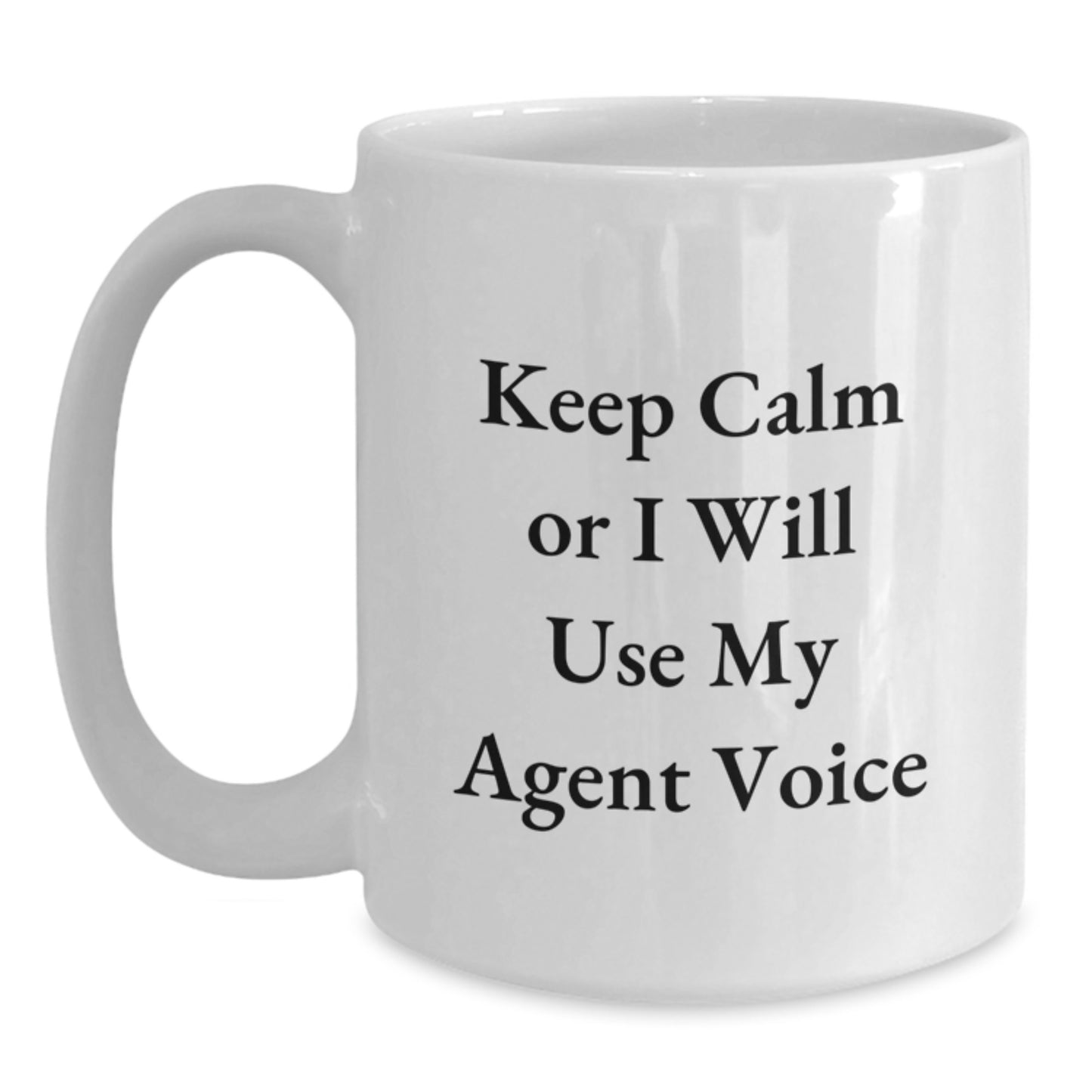 Funny Agent White Coffee Mugs Gifts for Agent Lovers from Friends on Birthday Unique - Main
