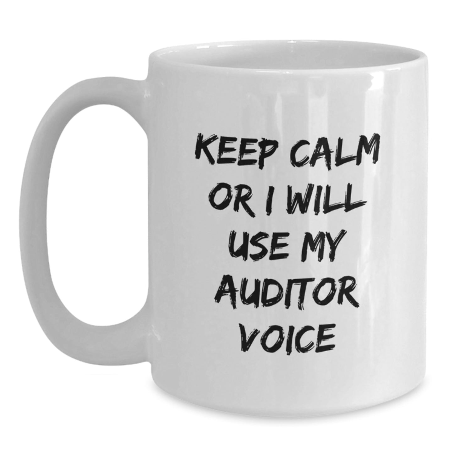 Auditor Gifts for Friends, Funny White Coffee Mug Quotes, Christmas Unique Gifts from Family to Men - Main