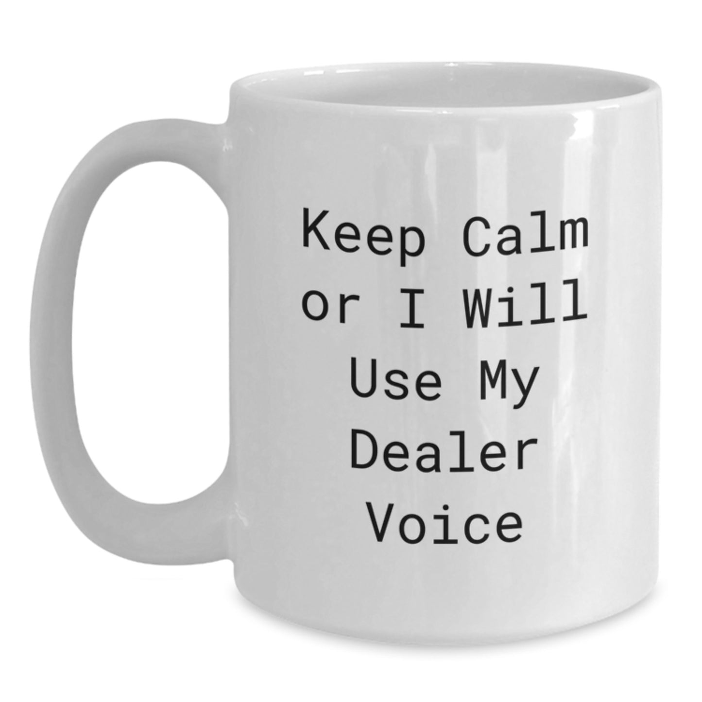 Funny Dealer White Coffee Mug, Gifts from Friends for Christmas Unique Dealer - Main