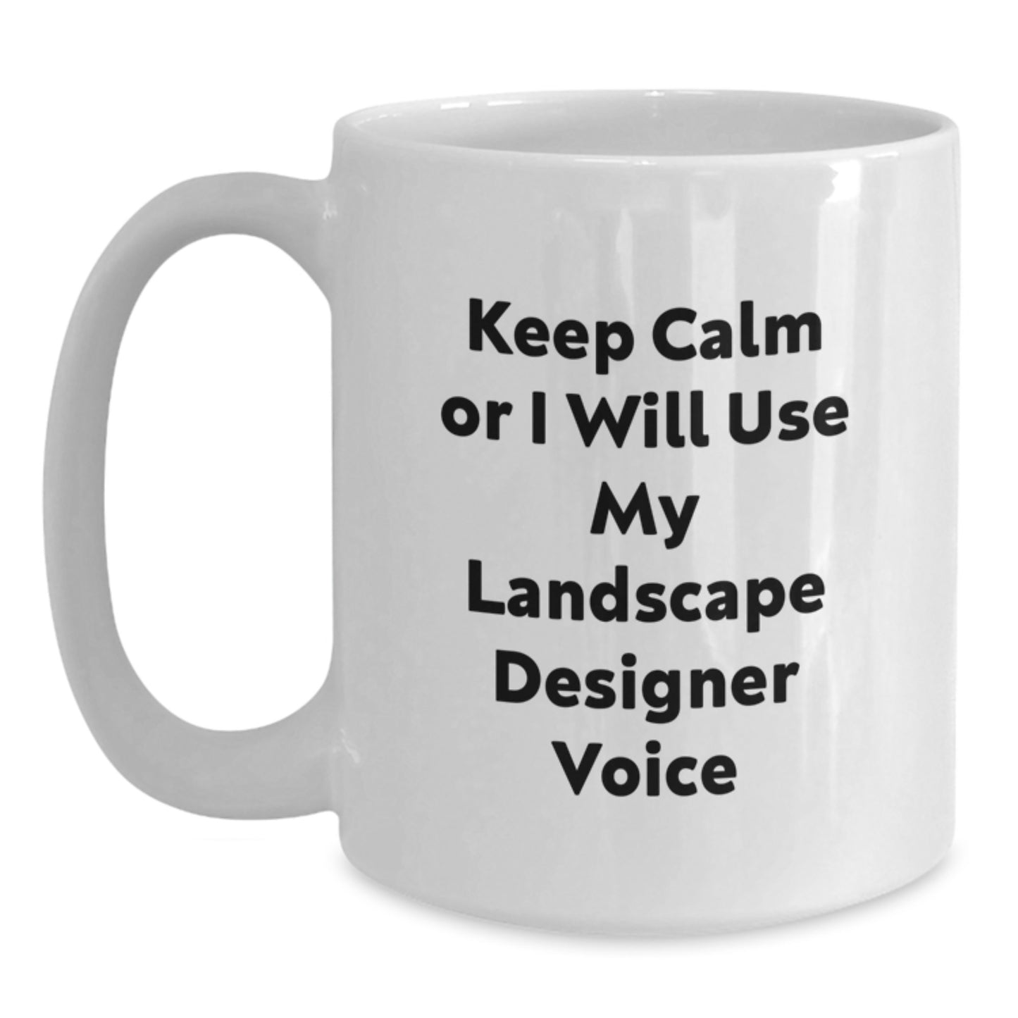 Funny Landscape Designer White Coffee Mug Gifts from Friends and Family for Christmas Unique Presents - Main