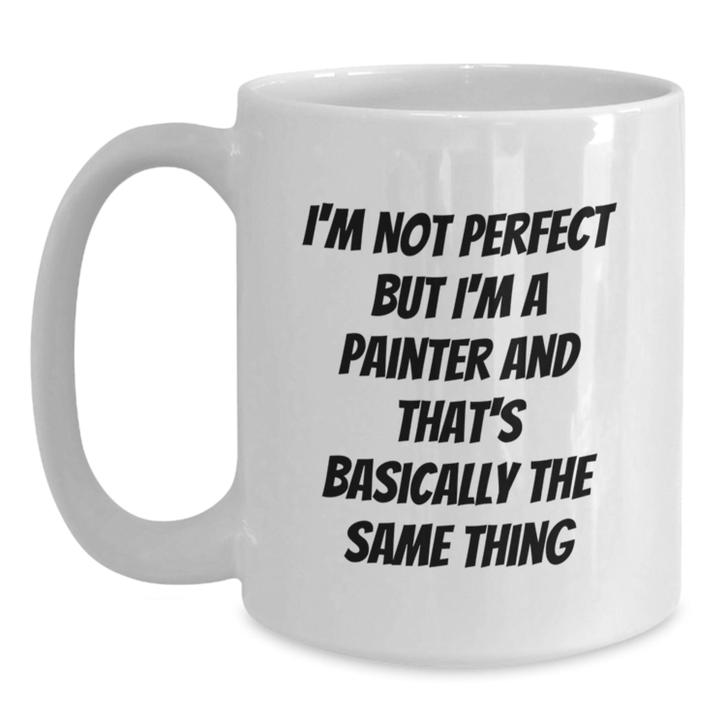 Funny Painter Gifts for Men, Unique Christmas Unique Gifts from Friends to Painter, White Coffee Mug - Main