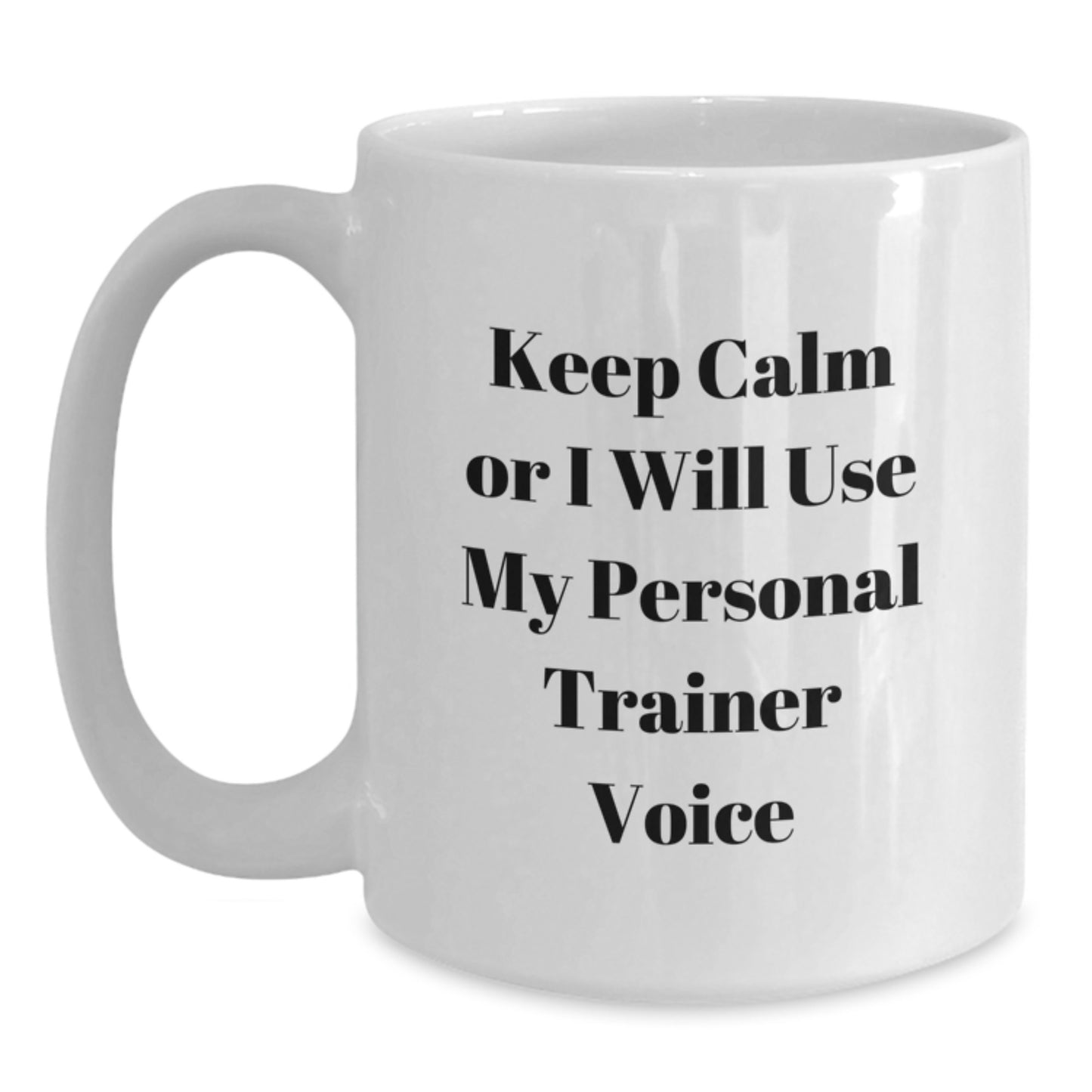 Funny Personal Trainer Gifts from Friends for Valentine's Unique White Coffee Mug - Main