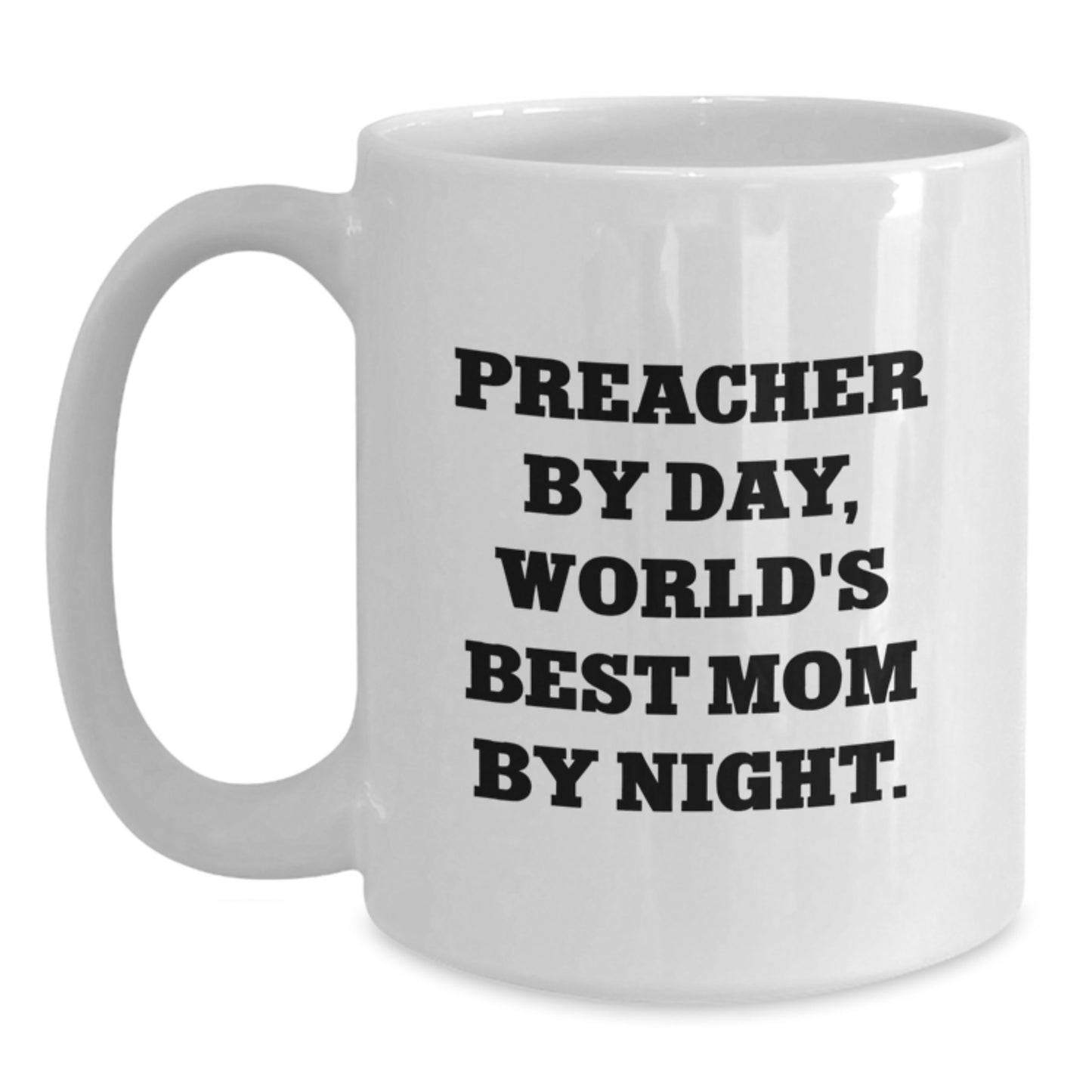 Christmas Gift for Her Preacher By Day, World's Best Mom By Night - Main