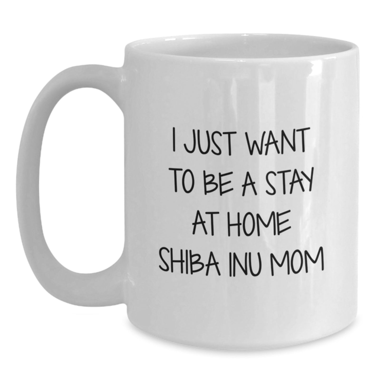Funny Shiba Inu Dog Mom Christmas White Coffee Mug Gifts from Family for Friends - Main