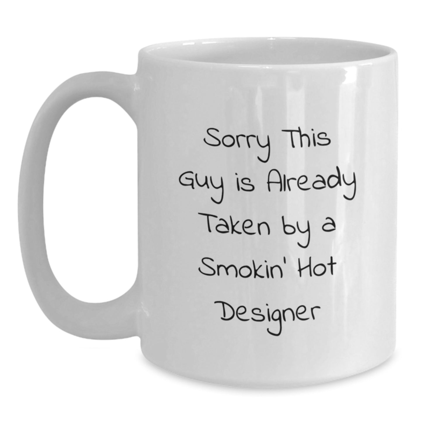 Funny Designer Gifts from Men for Valentine's Unique White Coffee Mug - Main