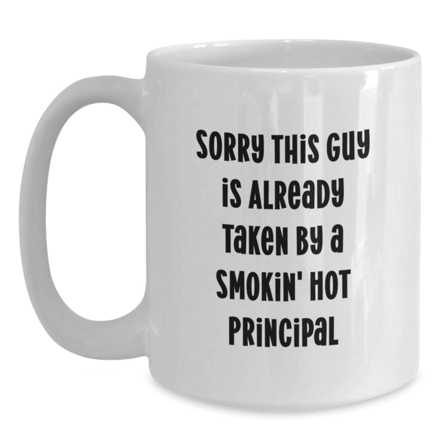 Funny Principal Gifts from Friends, White Coffee Mug for Principal, Christmas Unique Gifts - Main