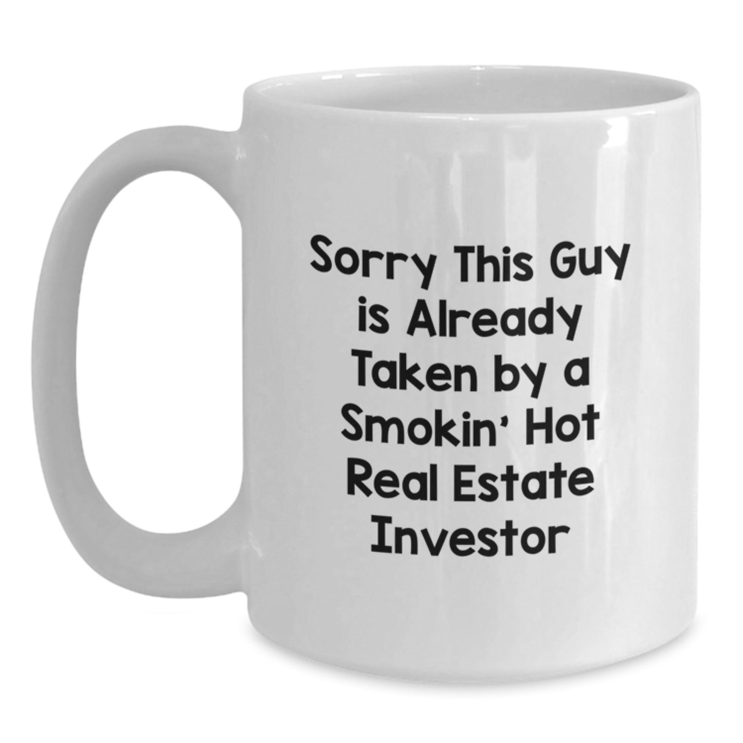 Funny Real Estate Investor Gifts for Birthday - White Ceramic Coffee Mug Gifts from Friends, Coworkers, or Family to Real Estate Investor, Men, or Women - Main