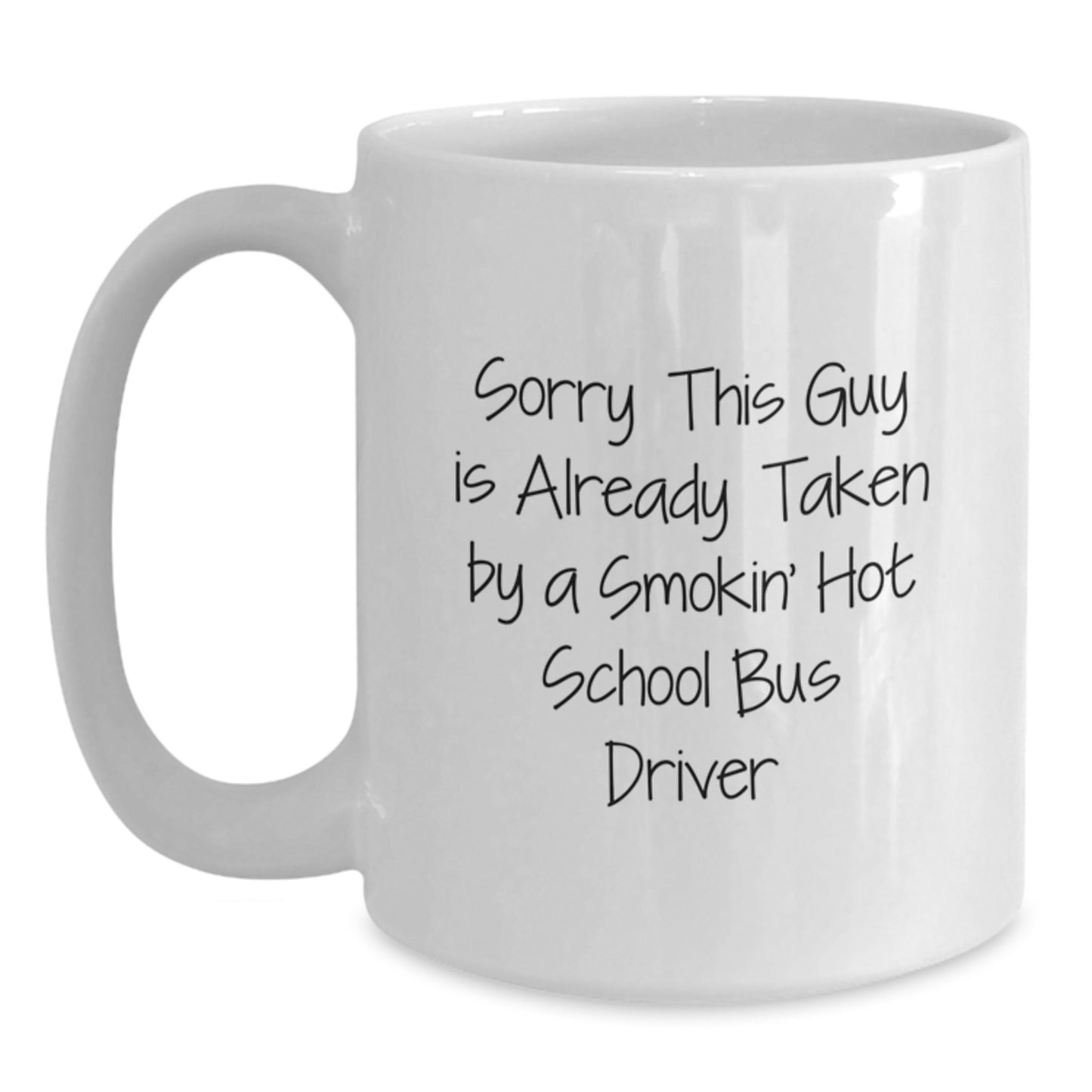 Funny School Bus Driver White Coffee Mug Gifts for Men Women Friends Coworkers Family - Birthday Unique Presents from Lover - Main