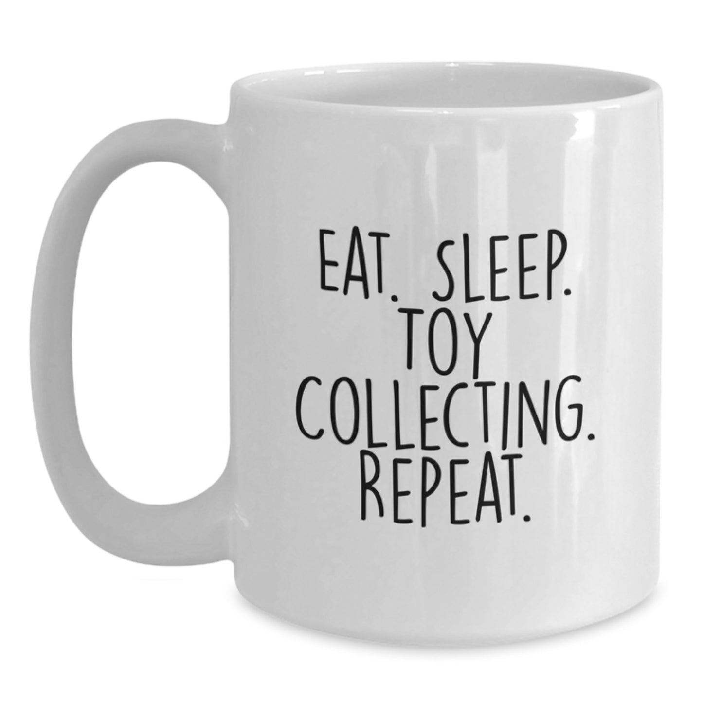 Funny Toy Collecting White Coffee Mug for Men Christmas Unique Gifts from Friends and Family - Main