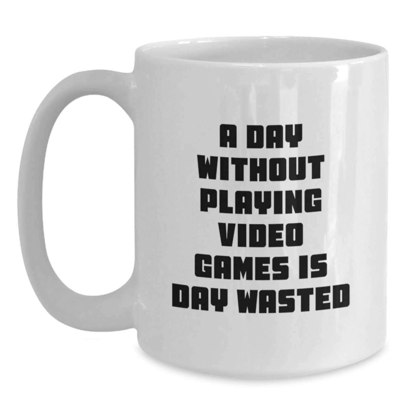 Funny Playing Video Games White Coffee Mugs Gifts from Friends for Birthday Morning - Main