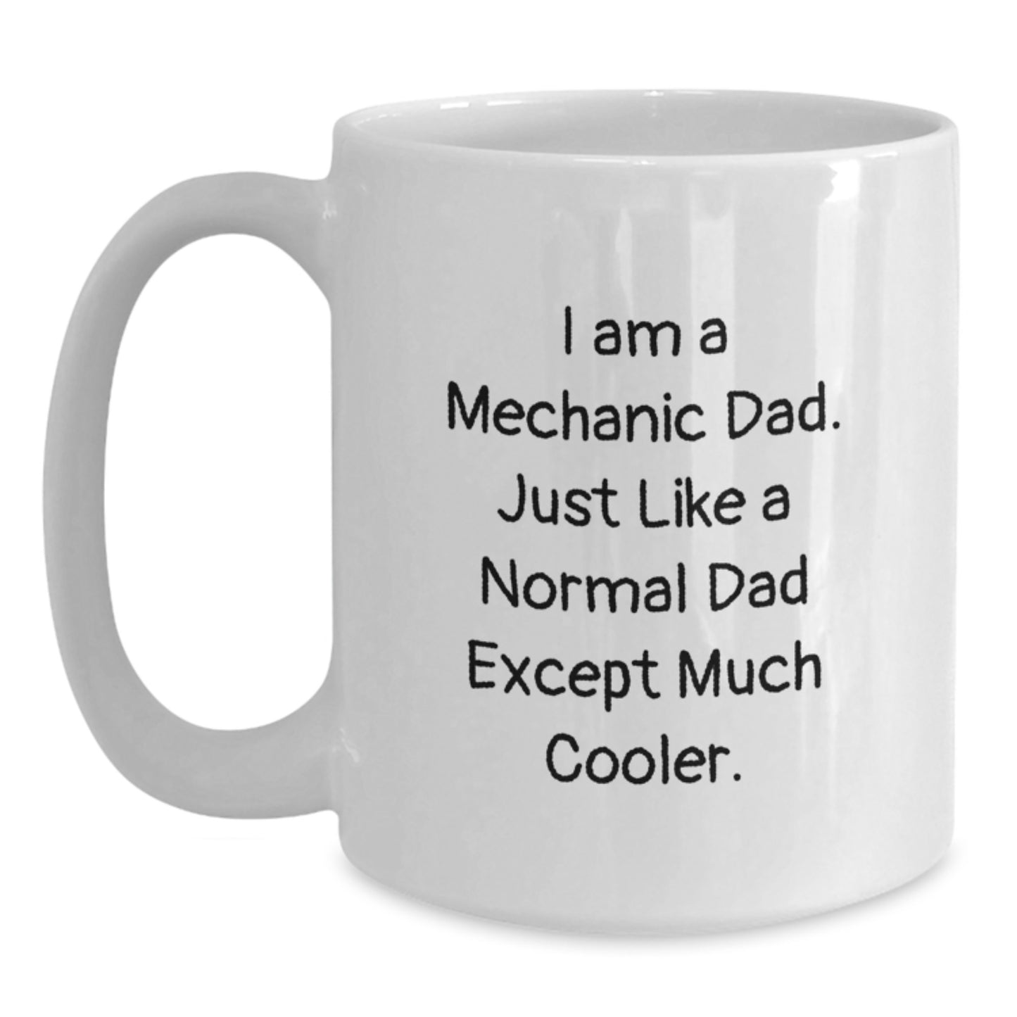 Mechanic Keepsake White Ceramic Coffee Mug for Him Birthday Gift - Main