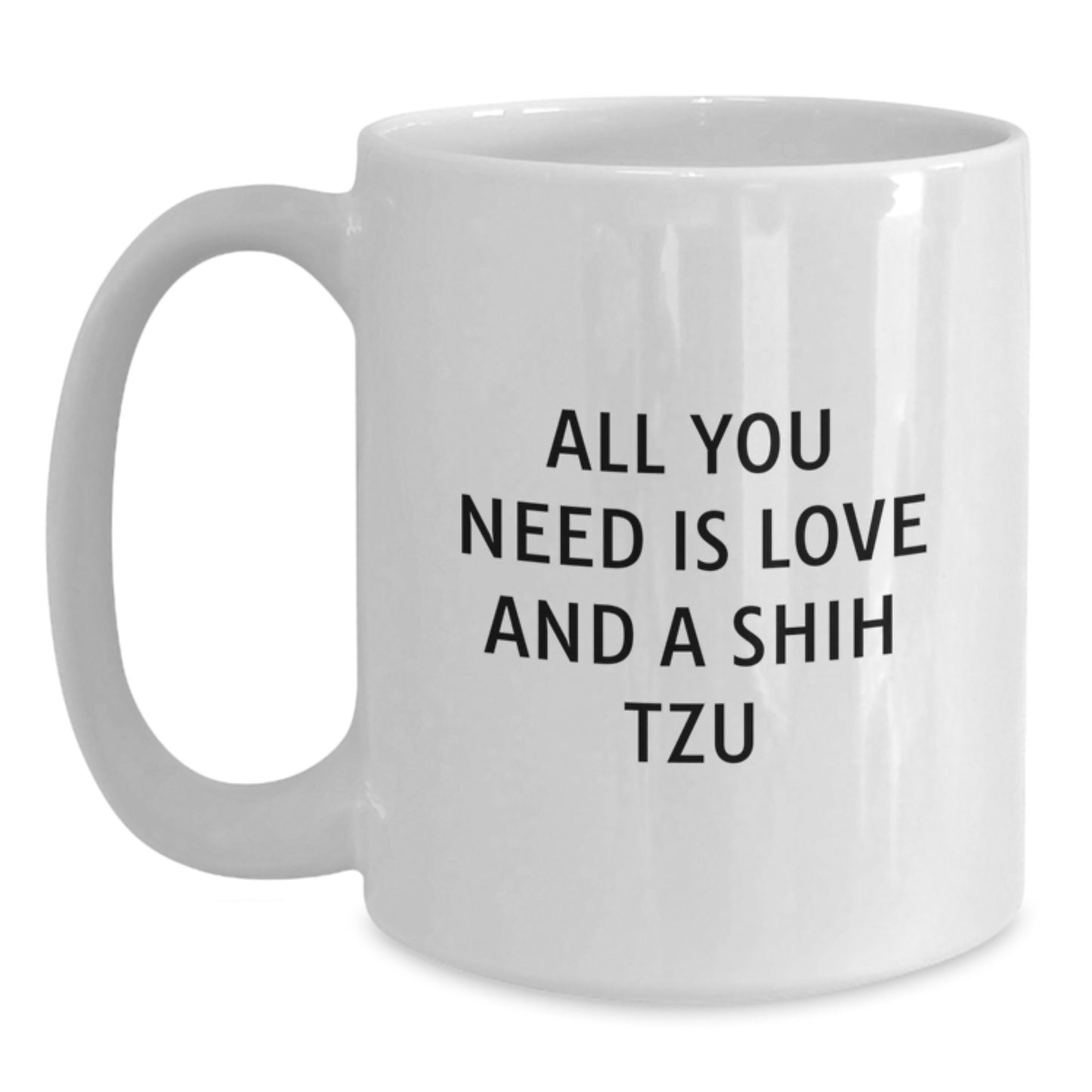 Funny Shih Tzu Dog White Coffee Mug Gifts from Friends for Christmas Unique Presents - Main