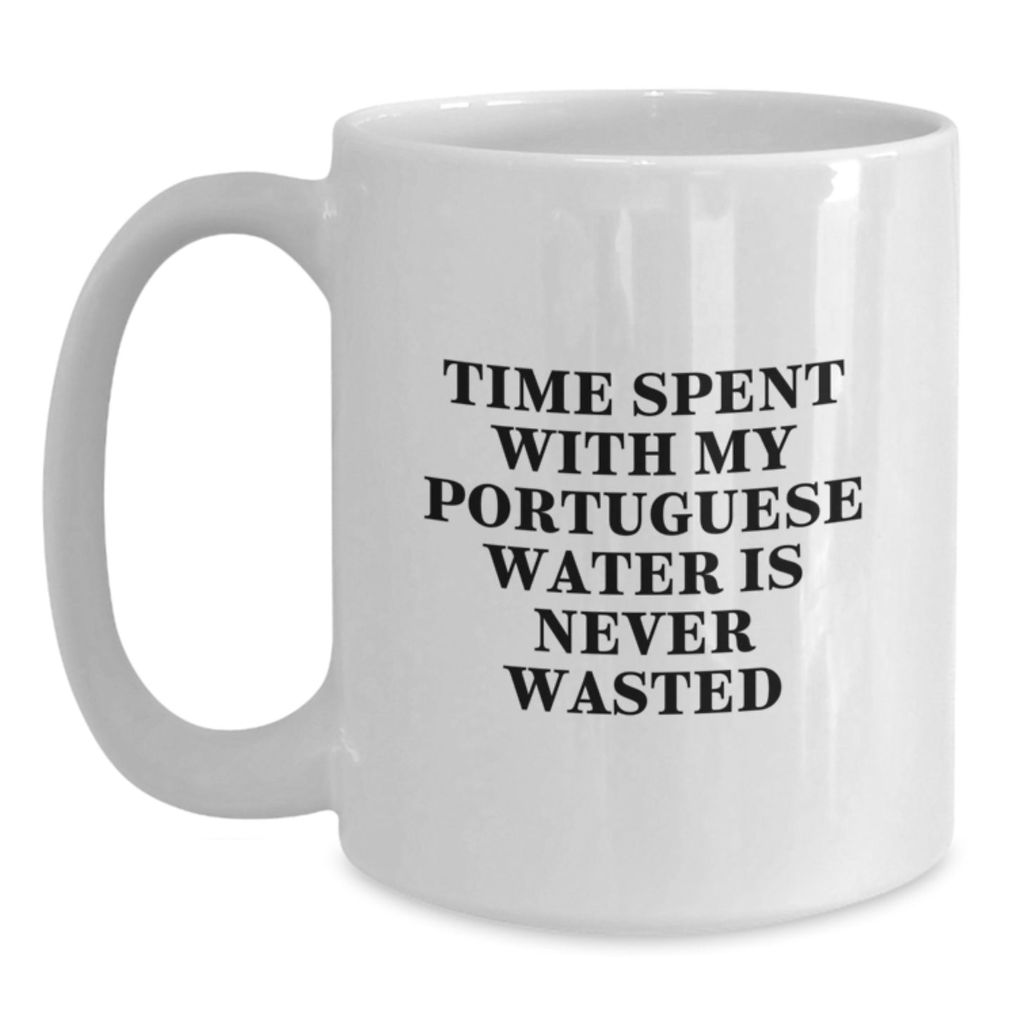 Funny Portuguese Water Dog Gifts for Portuguese Water Dog Lovers White Coffee Mug - Gifts from Family - Main