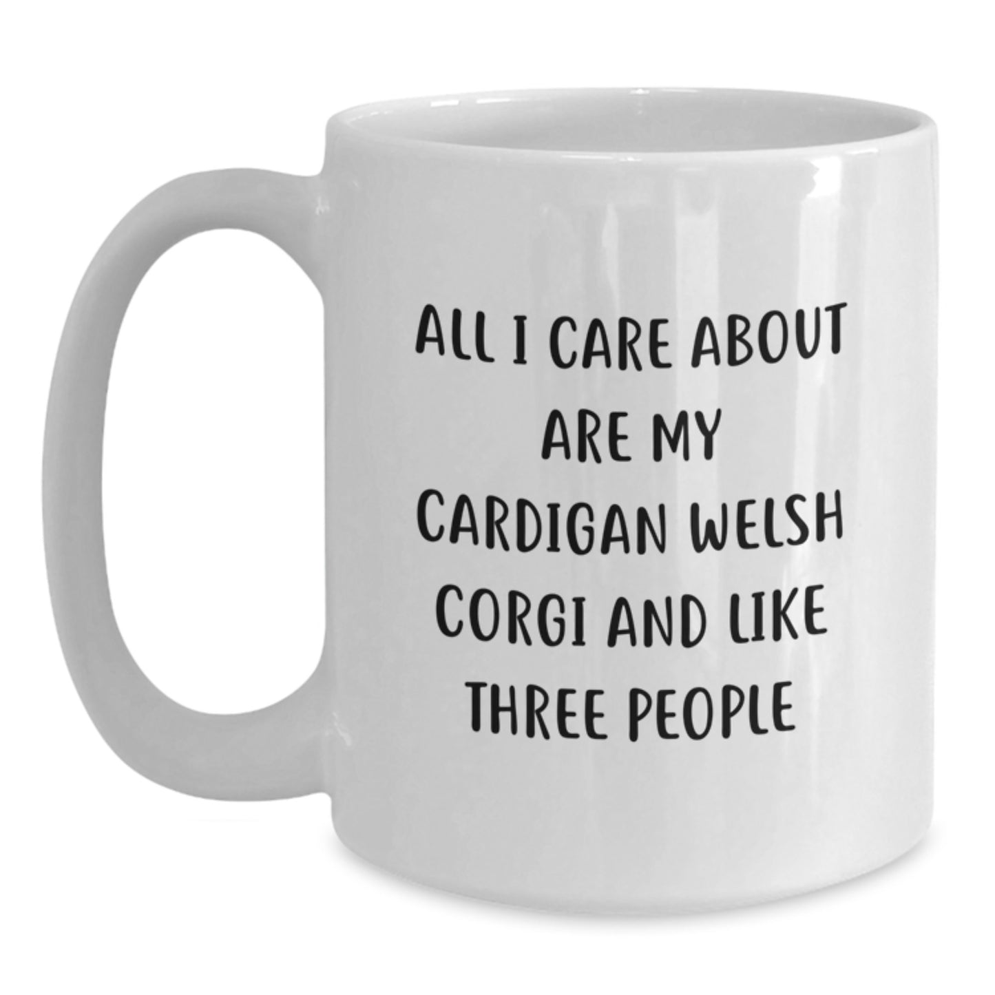 Funny Cardigan Welsh Corgi Dog Lover Gifts from Friends, Gifts for Cardigan Welsh Corgi Dog Mom, White Coffee Mug for Birthday Unique Presents - Main