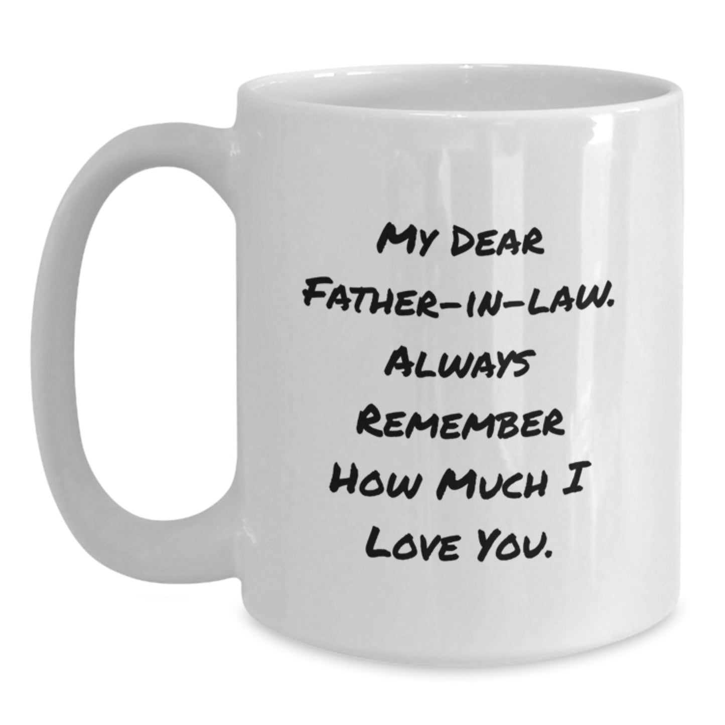 Funny Dad in Law Quote White Coffee Mug Gifts from Family for Father's Day Unique - Main